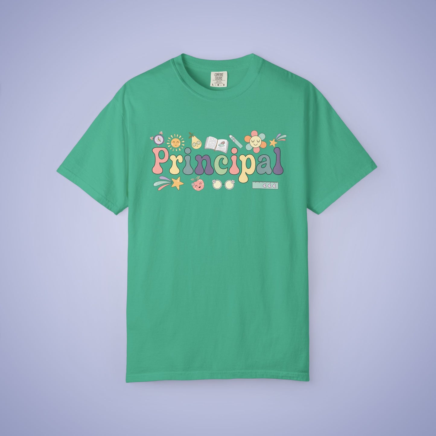 Principal Teacher T Shirt Retro Comfort Colors Unisex Back to School