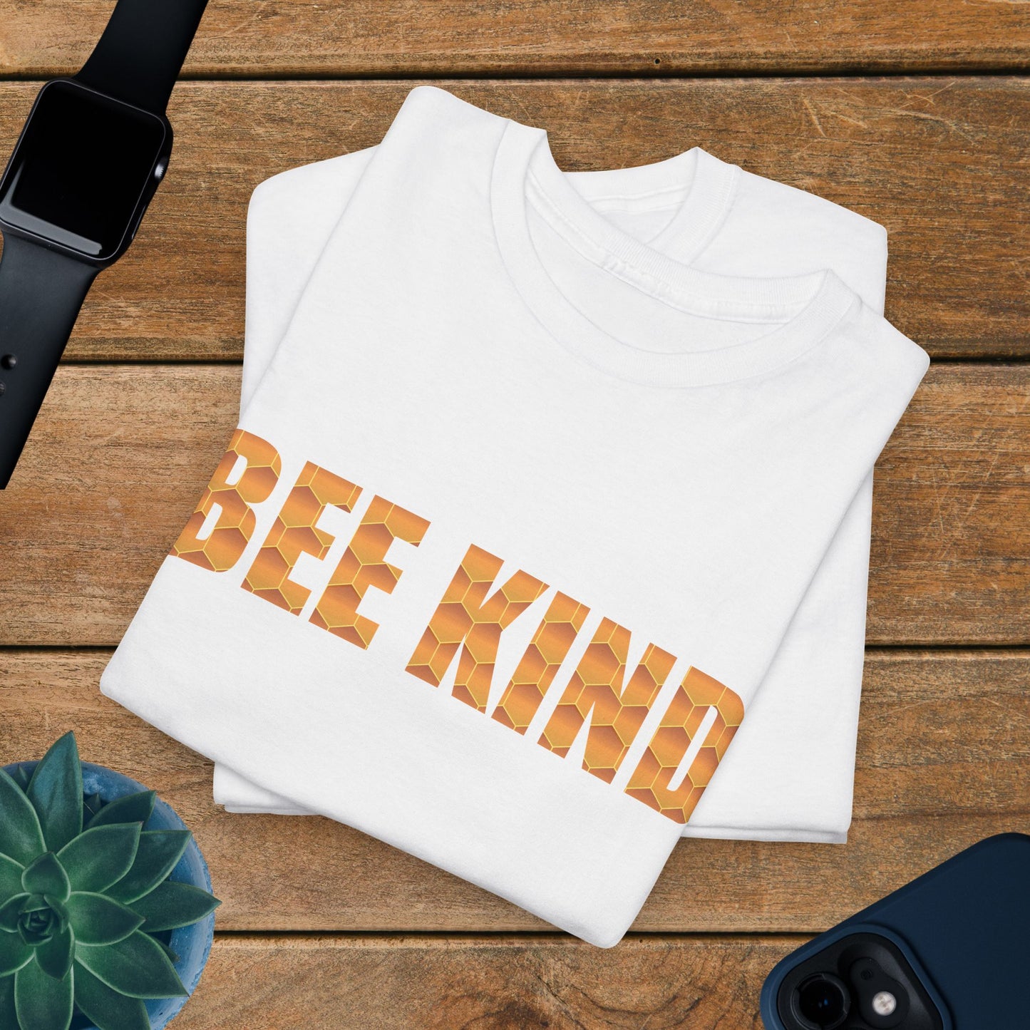 Bee Kind Sweet As Honey Honeycomb Word Art Design T Shirt
