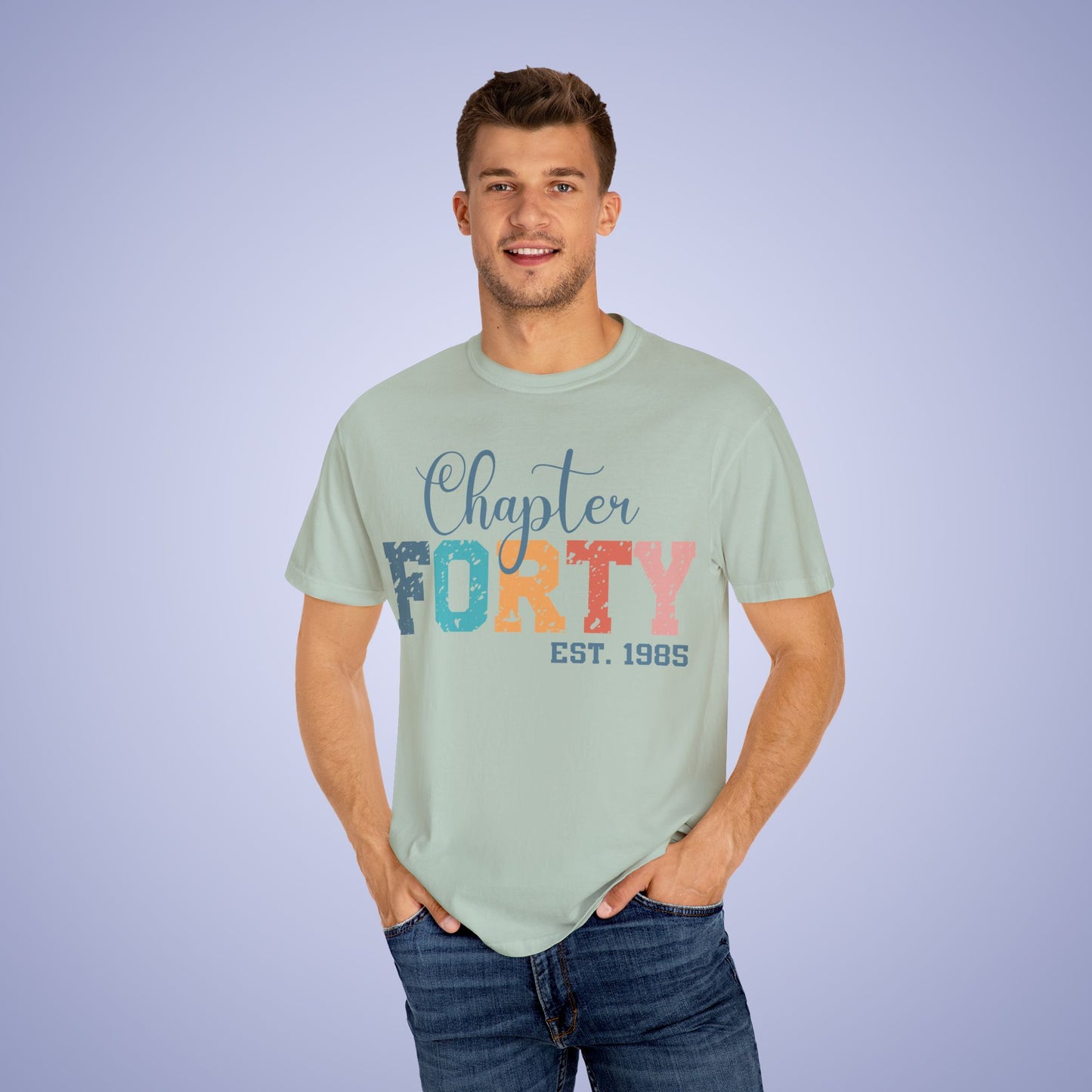 Chapter Forty Unisex Comfort T Shirt 40th Birthday
