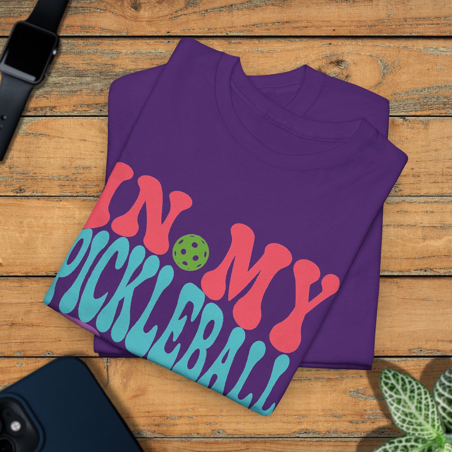 In My Pickleball Era Funny Pickleball T Shirt Coloured Graphic Design