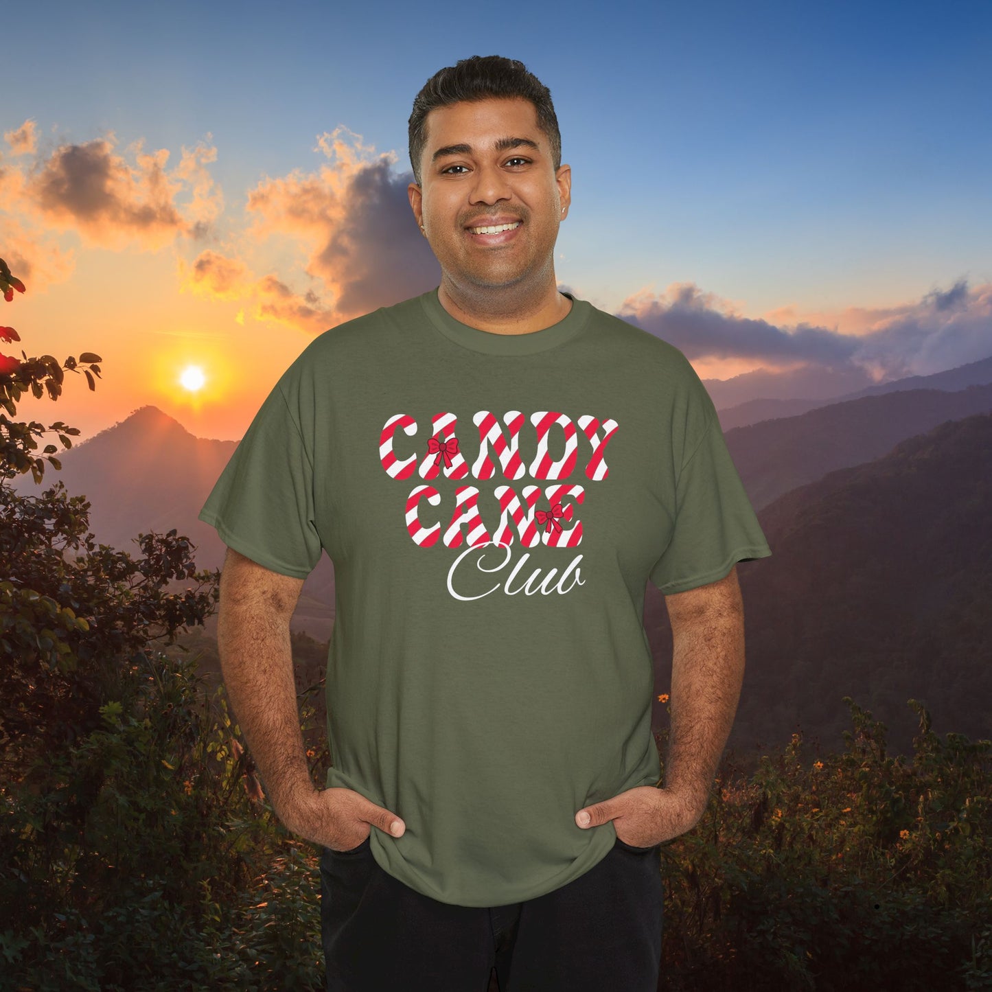 Candy Cane Club Christmas Unisex T Shirt