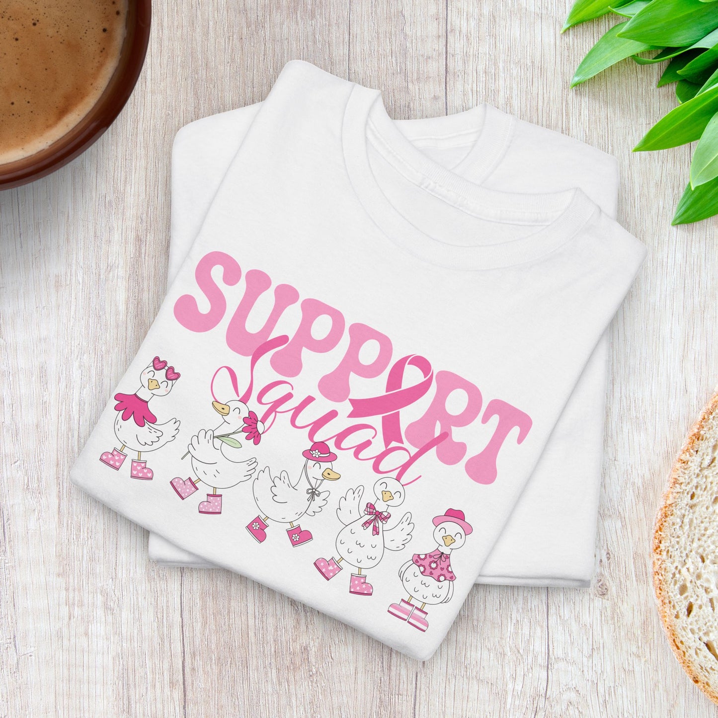 Support Squad Silly Little Goose Breast Cancer Awareness Unisex T Shirt