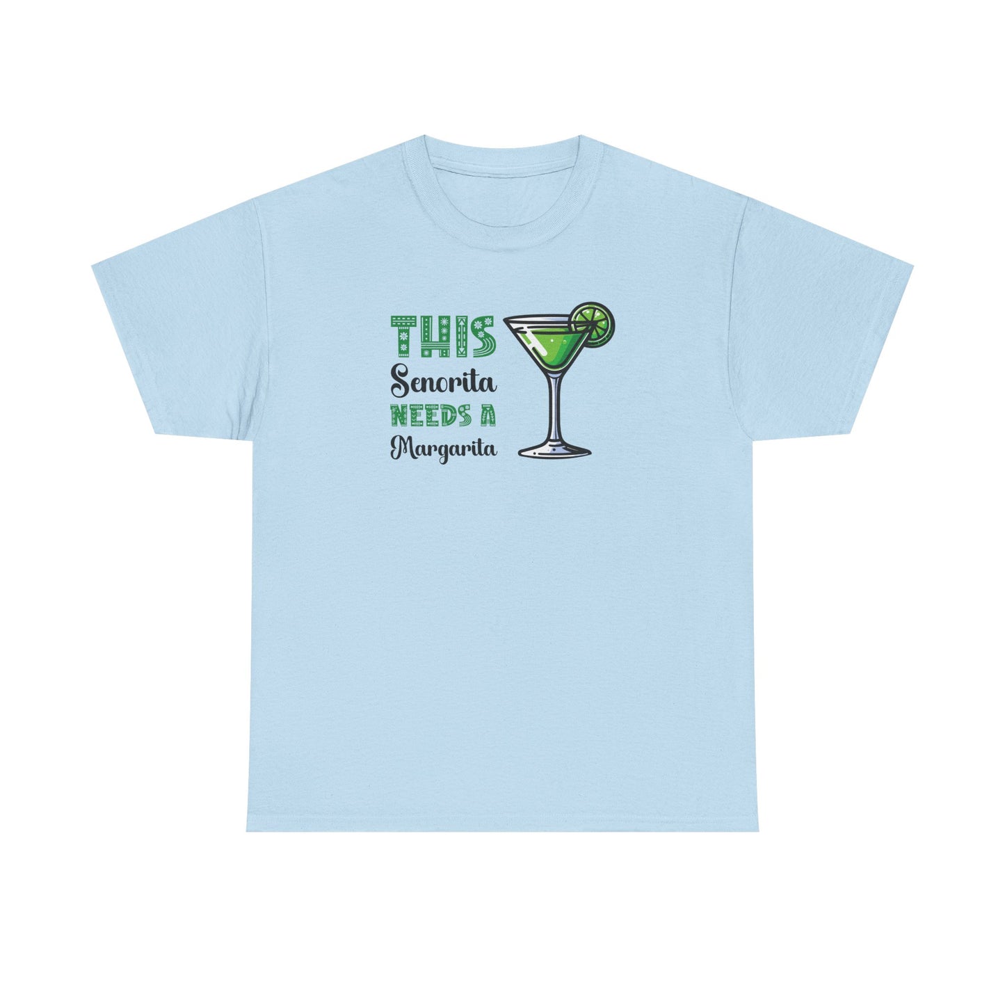 This Senorita Needs a Margarita Cinco De Mayo Drinking Fun Unisex Oversized T Shirt