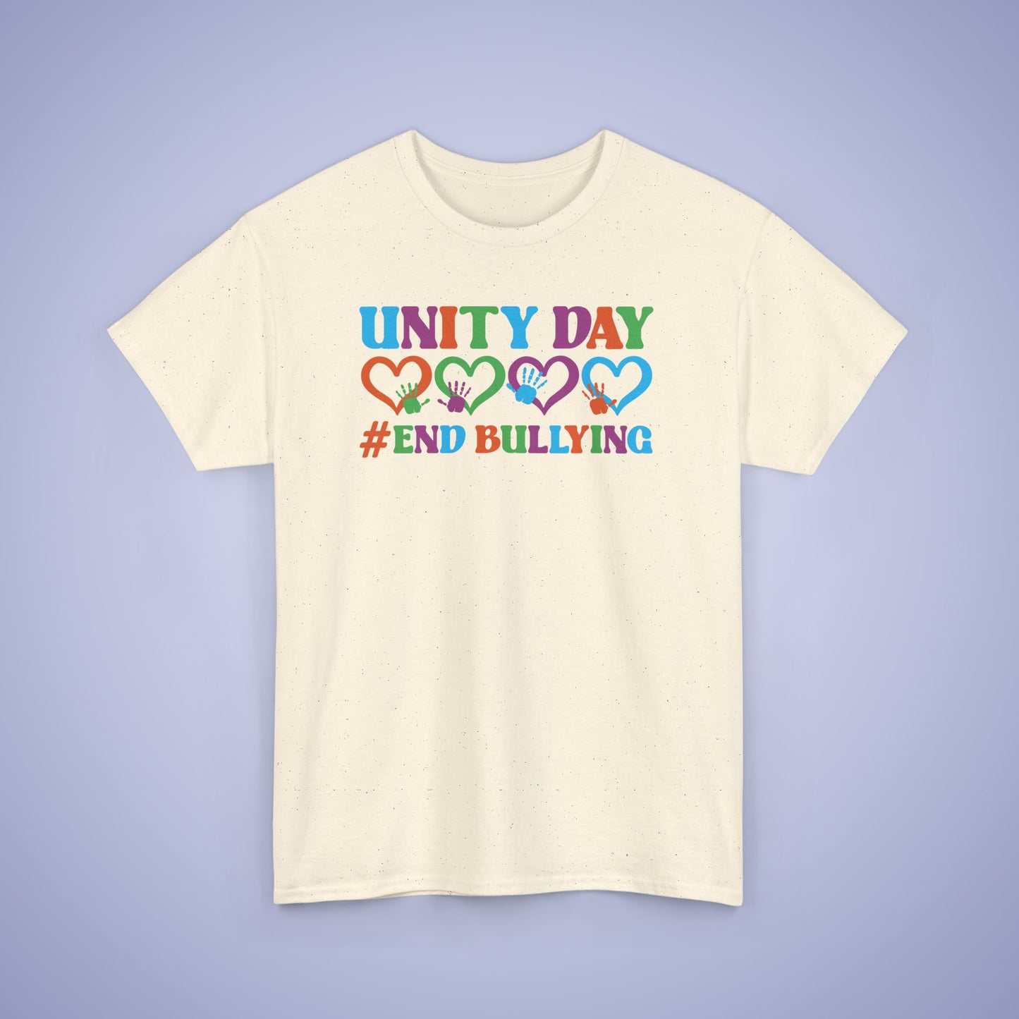 End Bullying Hearts and Hands Unity Day Teachers T Shirt Unisex