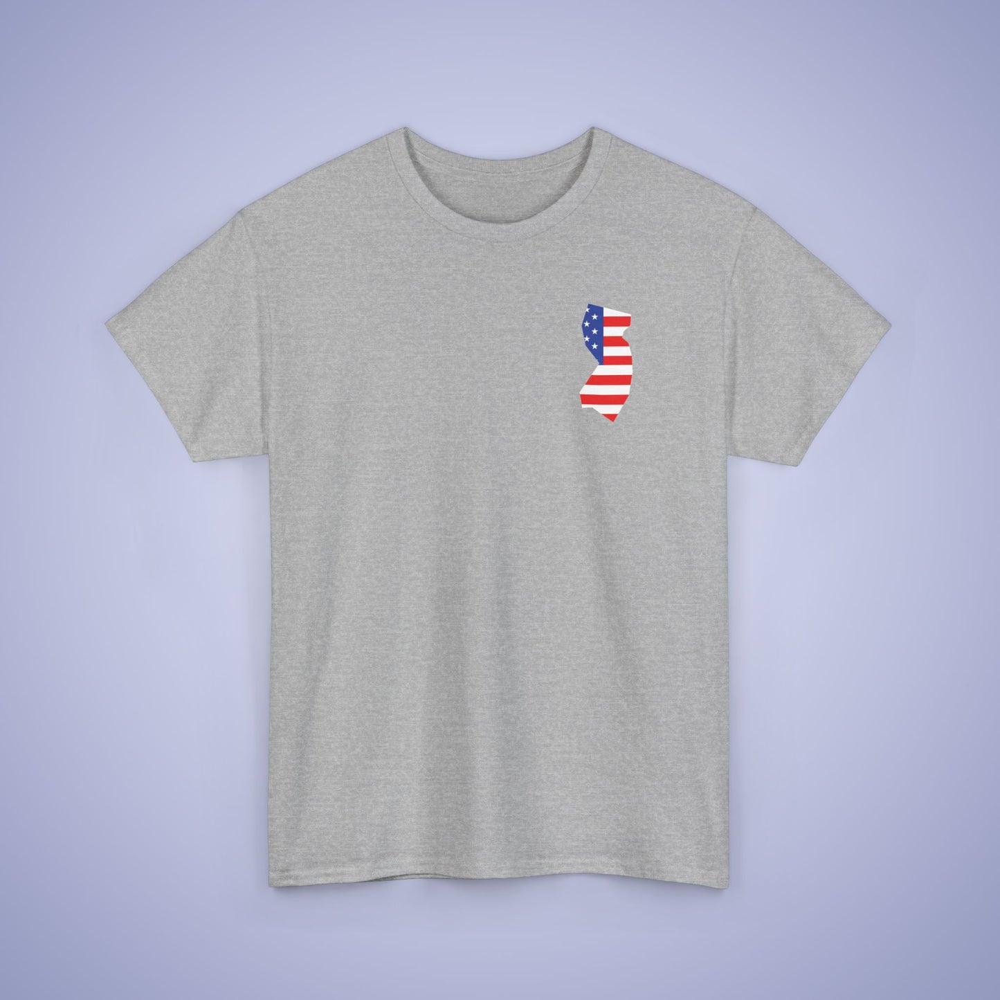 New Jersey Map Pocket Art Proud American Unisex T Shirt