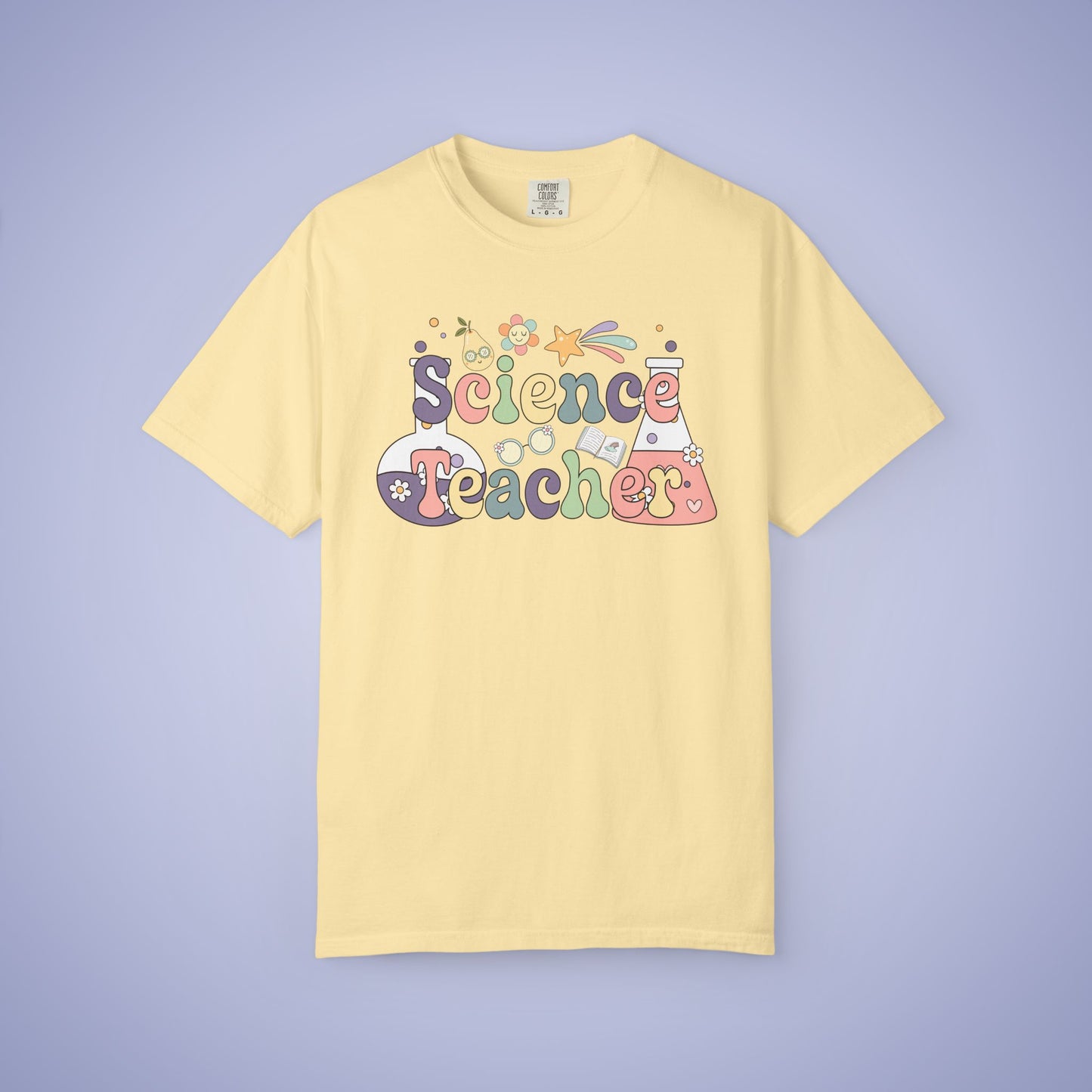 Science Teacher T Shirt Retro Comfort Colors Unisex Back to School