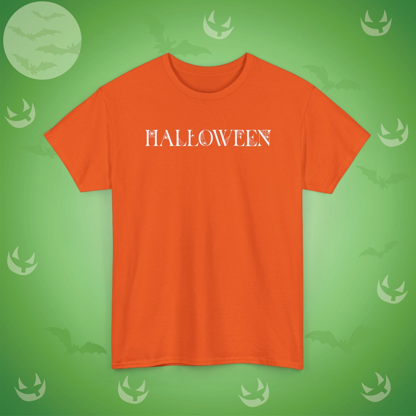 Halloween Spider Word Art White Unisex T Shirt