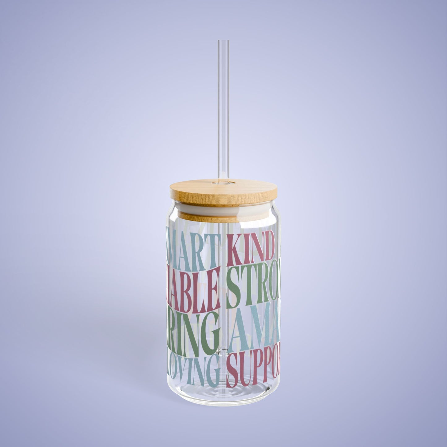 Mothers Day Sipper Glass Gift Inspirational Mom