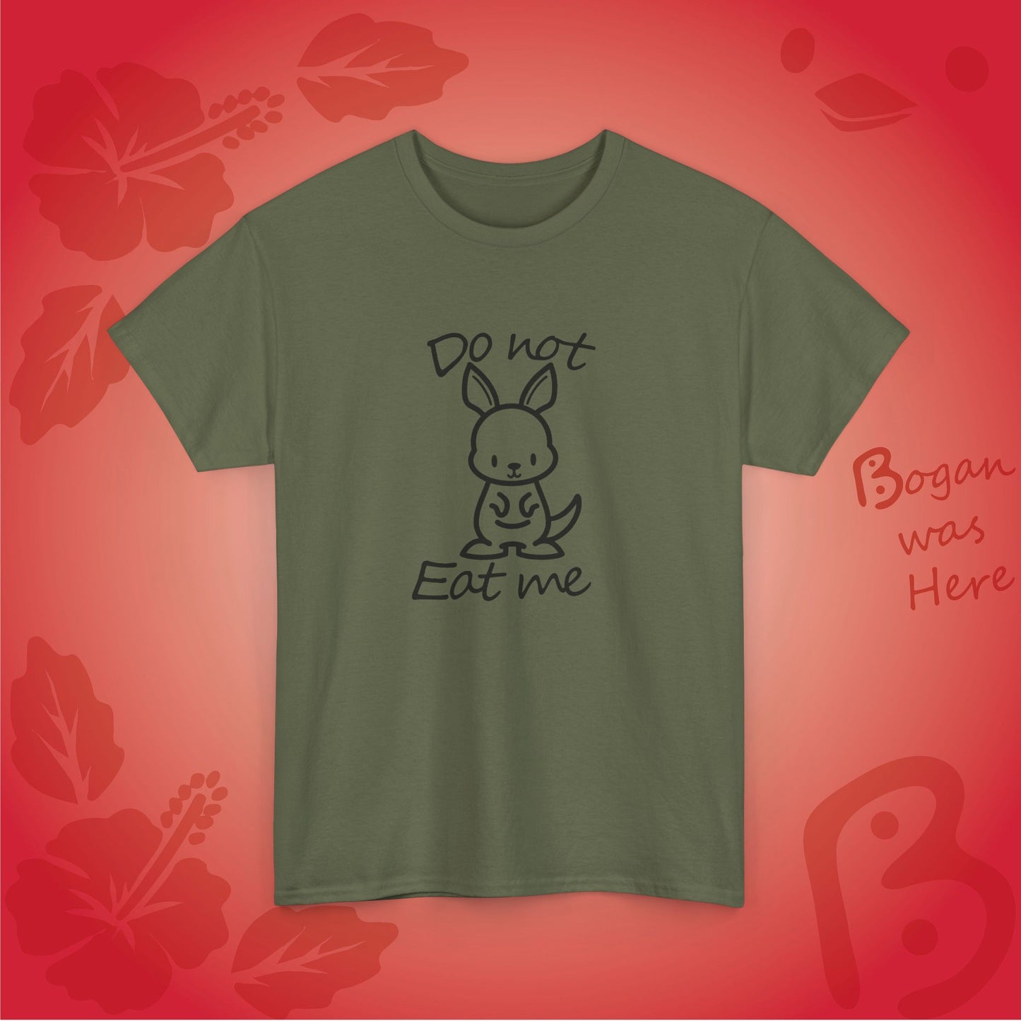 Do Not Eat Me Cute Kangaroo Bogan's Design T Shirt