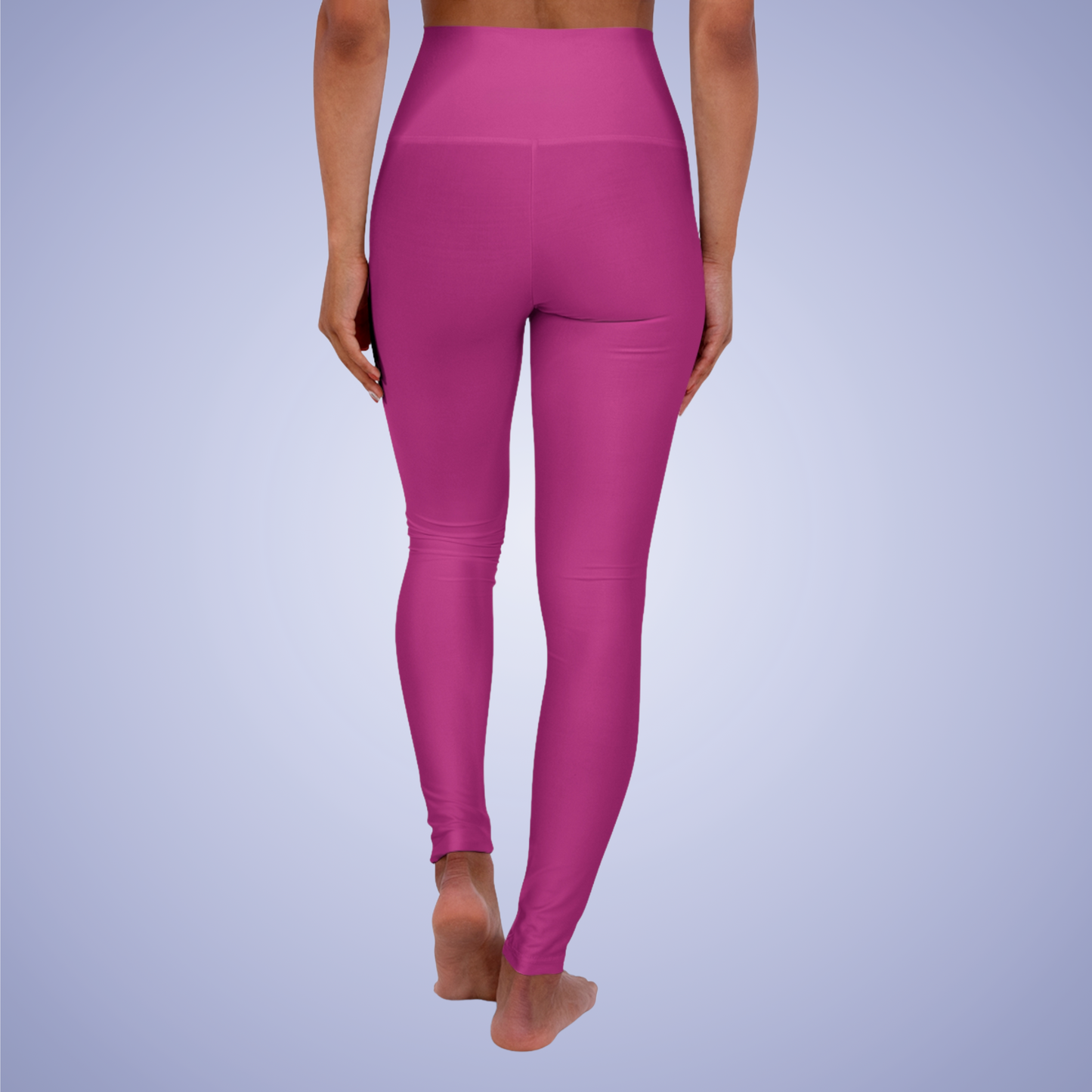 Hot Pink High Waisted Yoga Leggings
