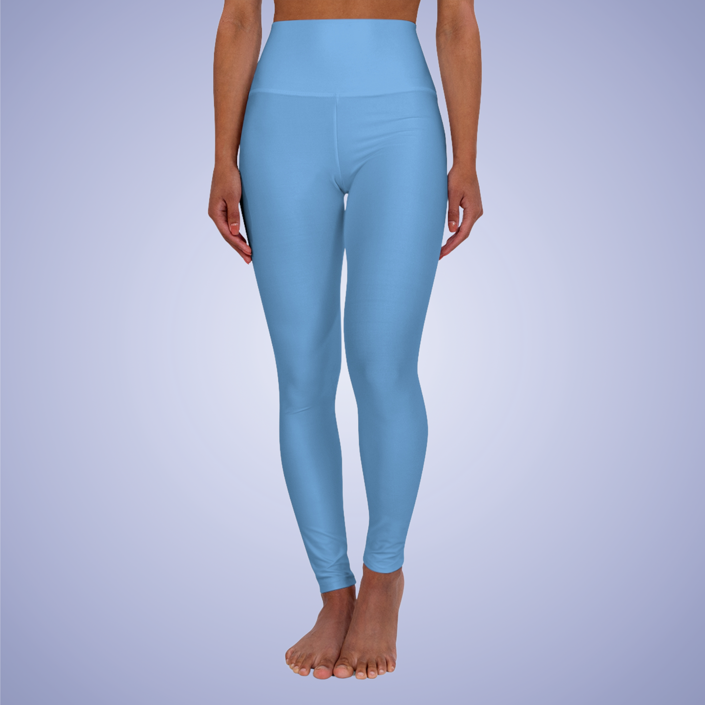 Light Blue High Waisted Yoga Leggings