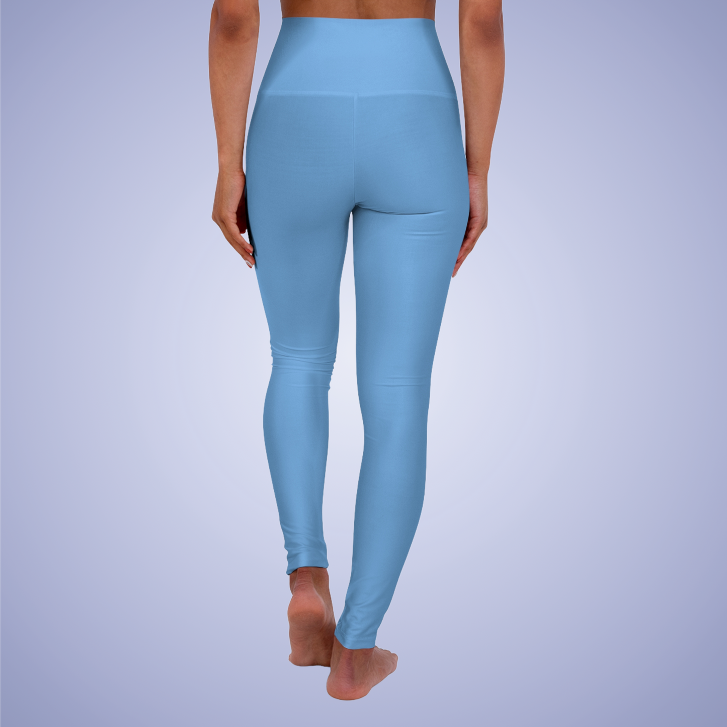 Light Blue High Waisted Yoga Leggings
