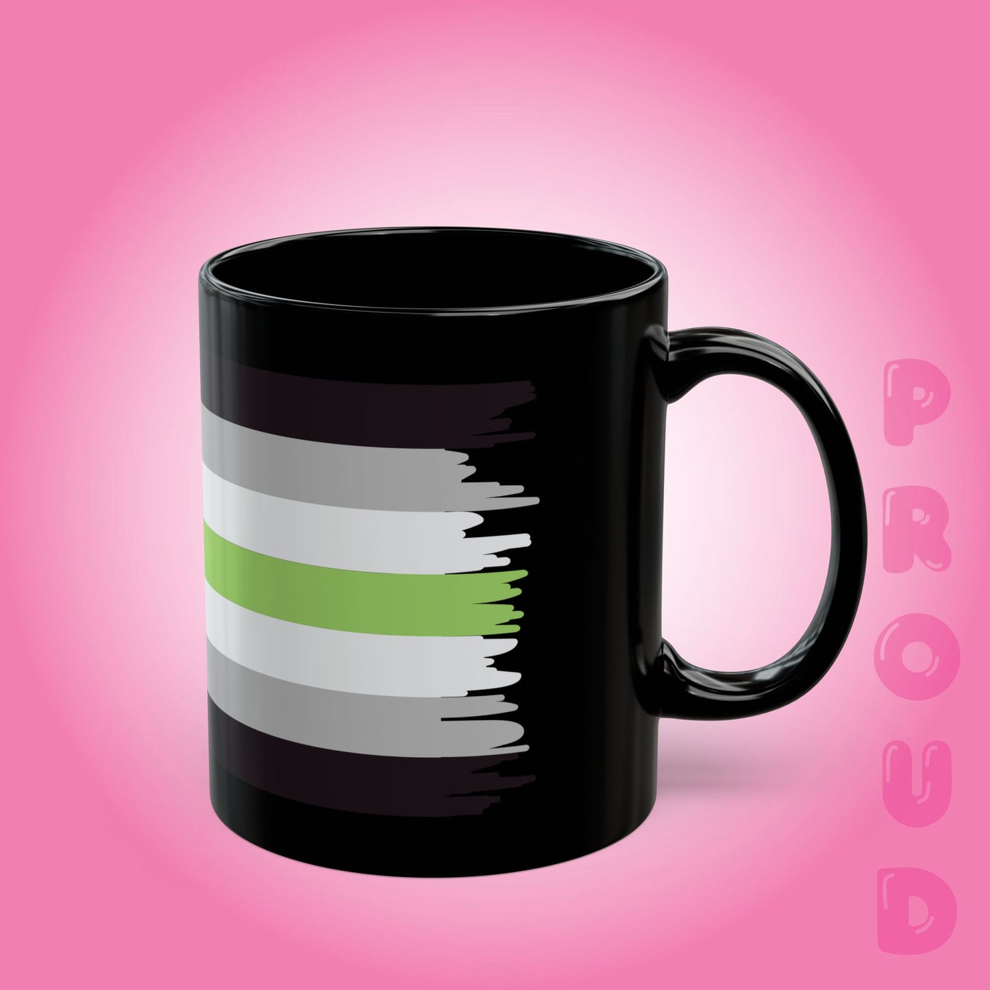A Gender Pride Month LGBTQ Black 11oz or 15oz Coffee Mug