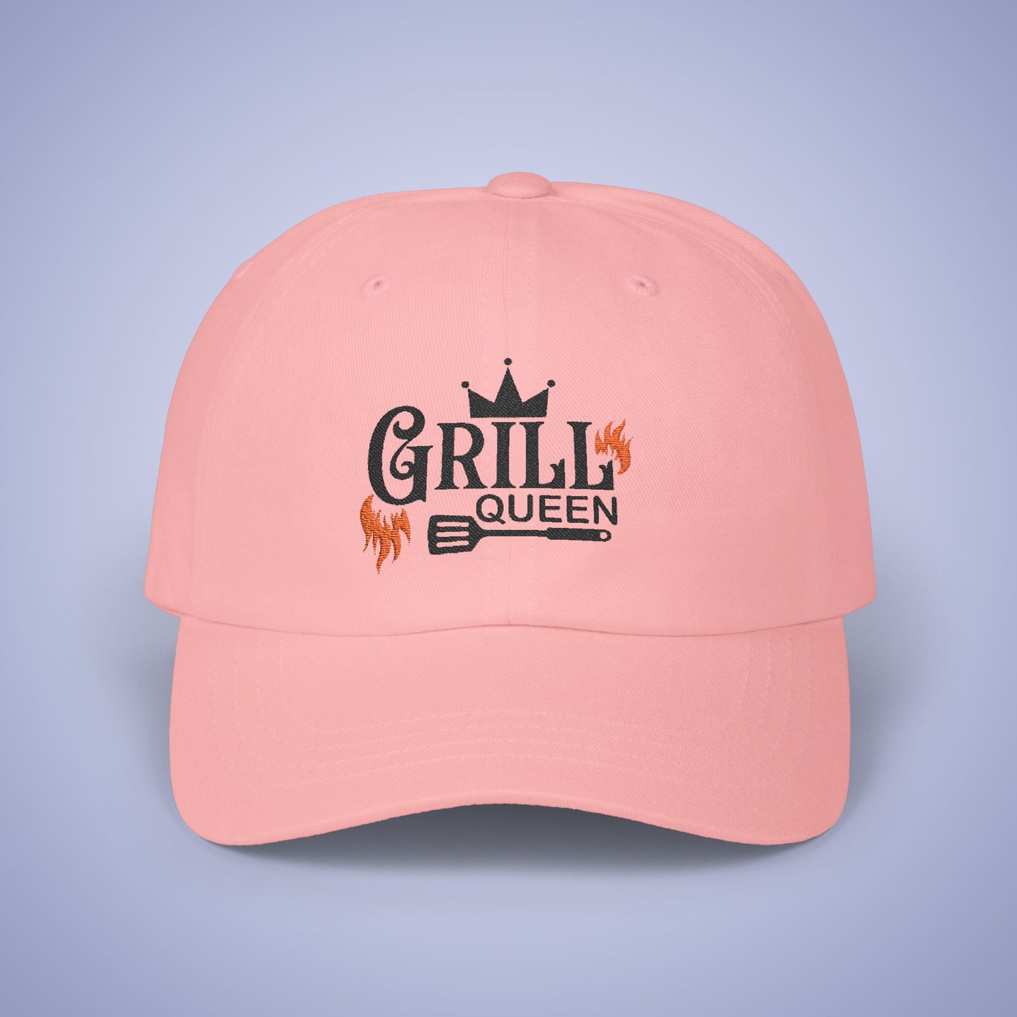 Grill Queen Embroidered Classic Dad Cap Unisex Black Embroidery Gift