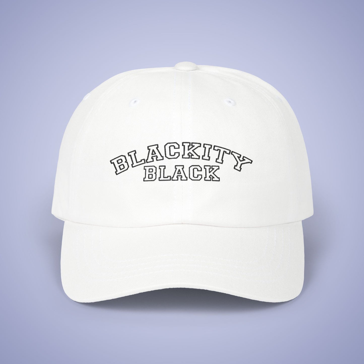 Blackity Black Juneteenth Embroidered Classic Dad Cap Unisex Black Embroidery