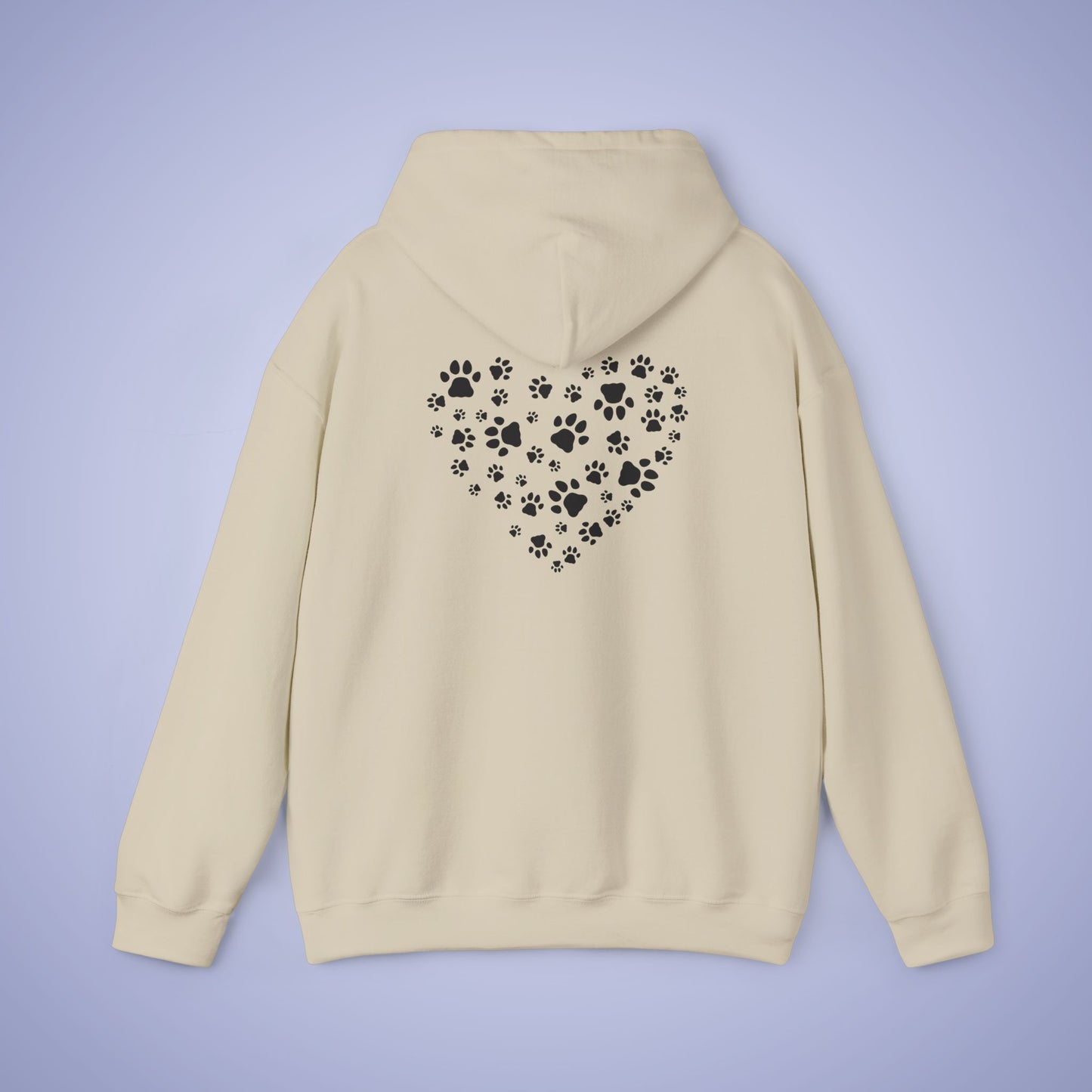 Dog Vet Hooded Sweatshirt Veterinarian Gift Double Sided Paw Prints