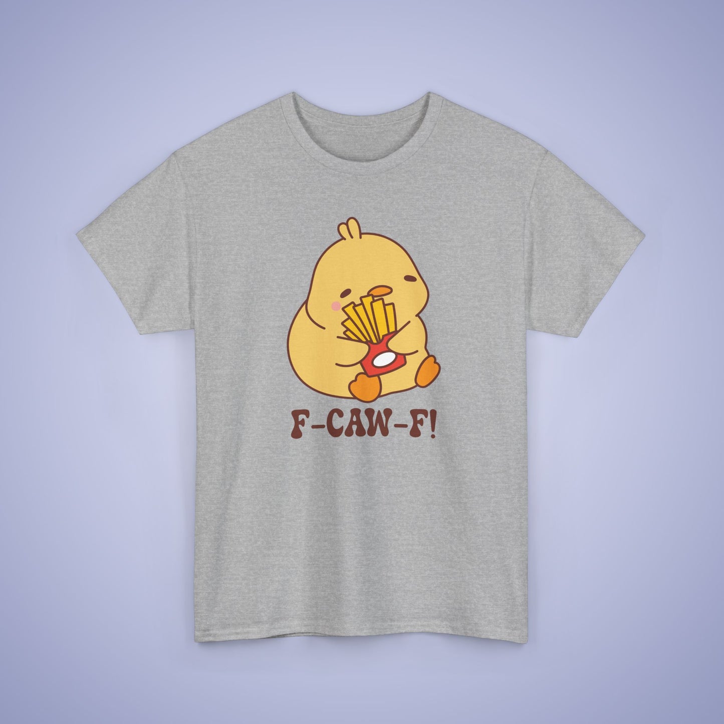 Chip Lover F CAW F Cute Funny Chick Unisex Chicken T Shirt