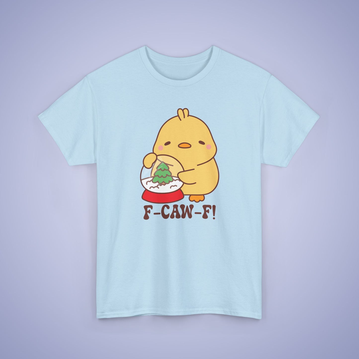 Christmas Snowglobe F CAW F Cute Funny Chick Unisex Chicken T Shirt