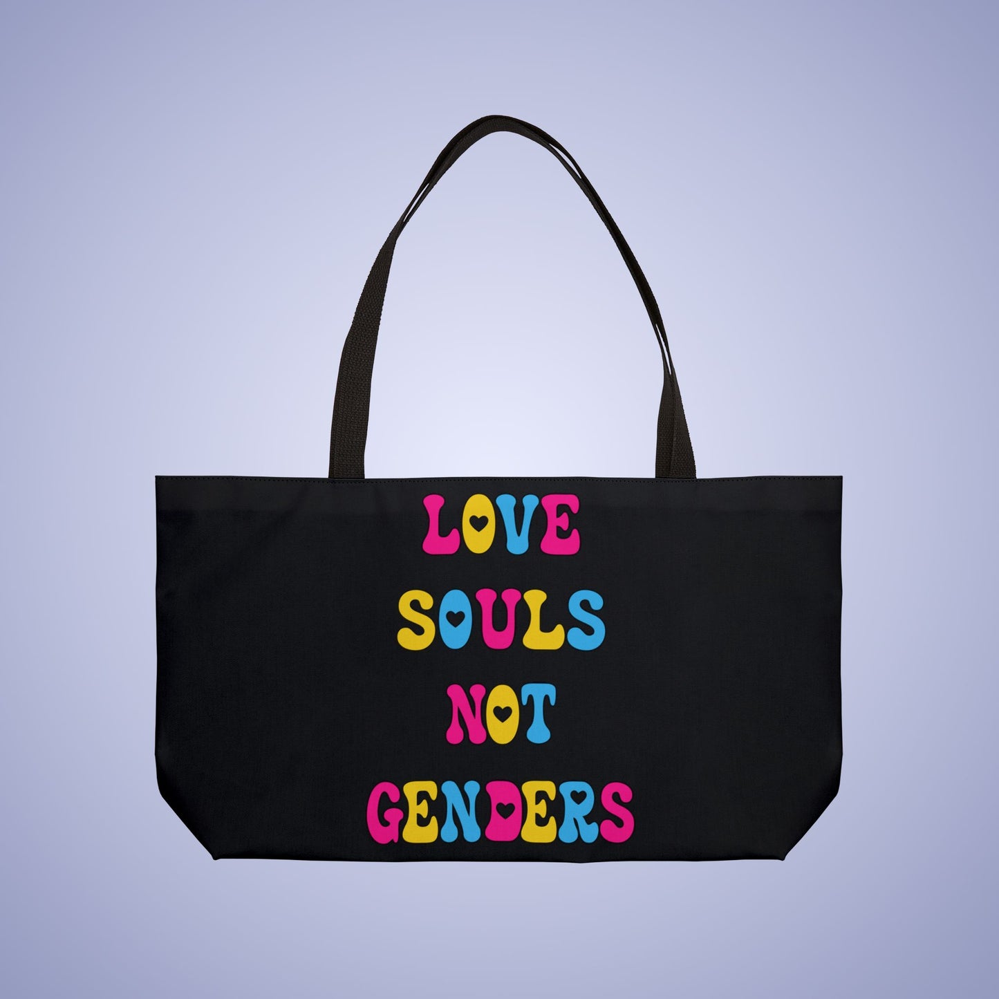 Pansexual Pride Month Weekender Large Beach Bag Tote
