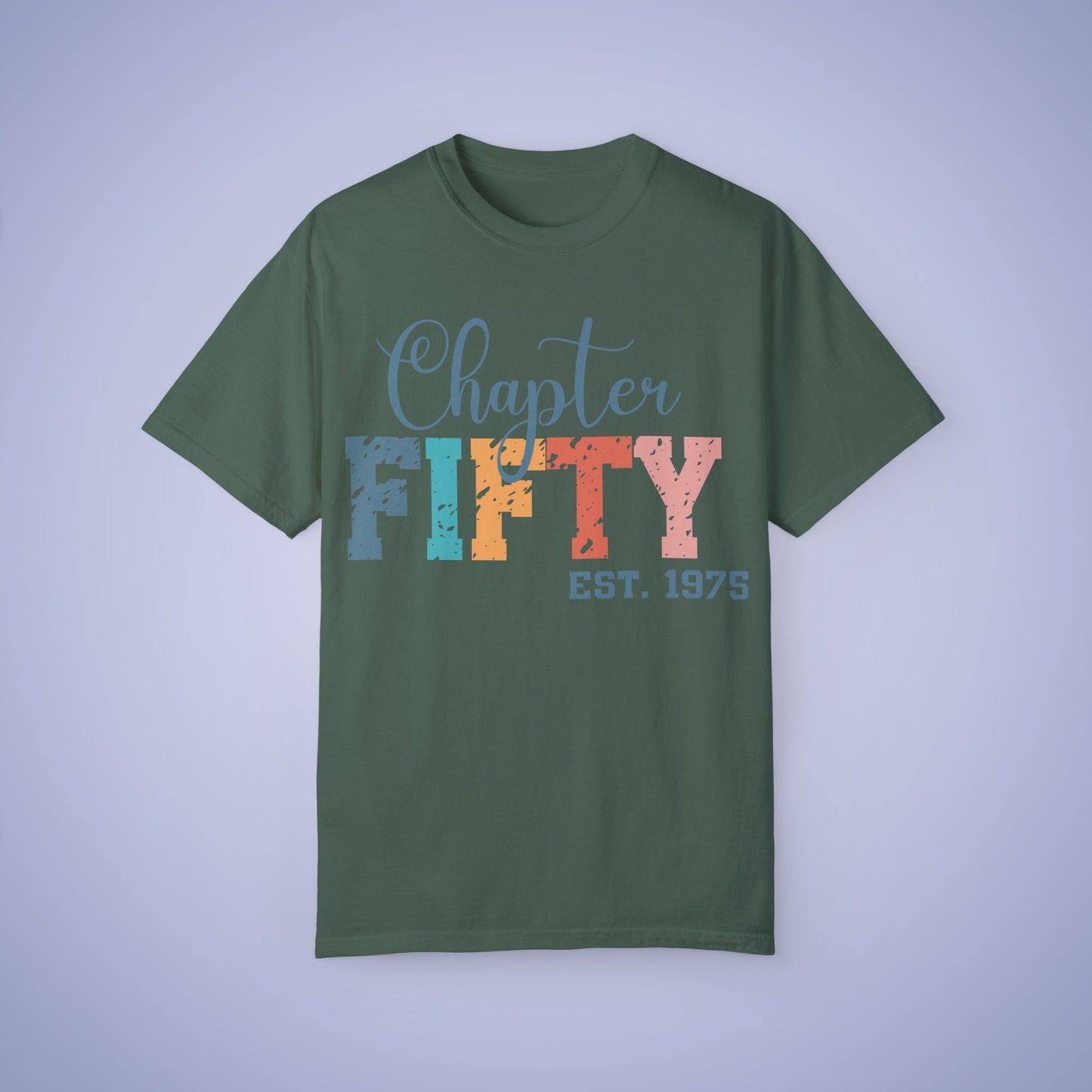 Chapter Fifty Unisex Comfort T Shirt 50th Birthday