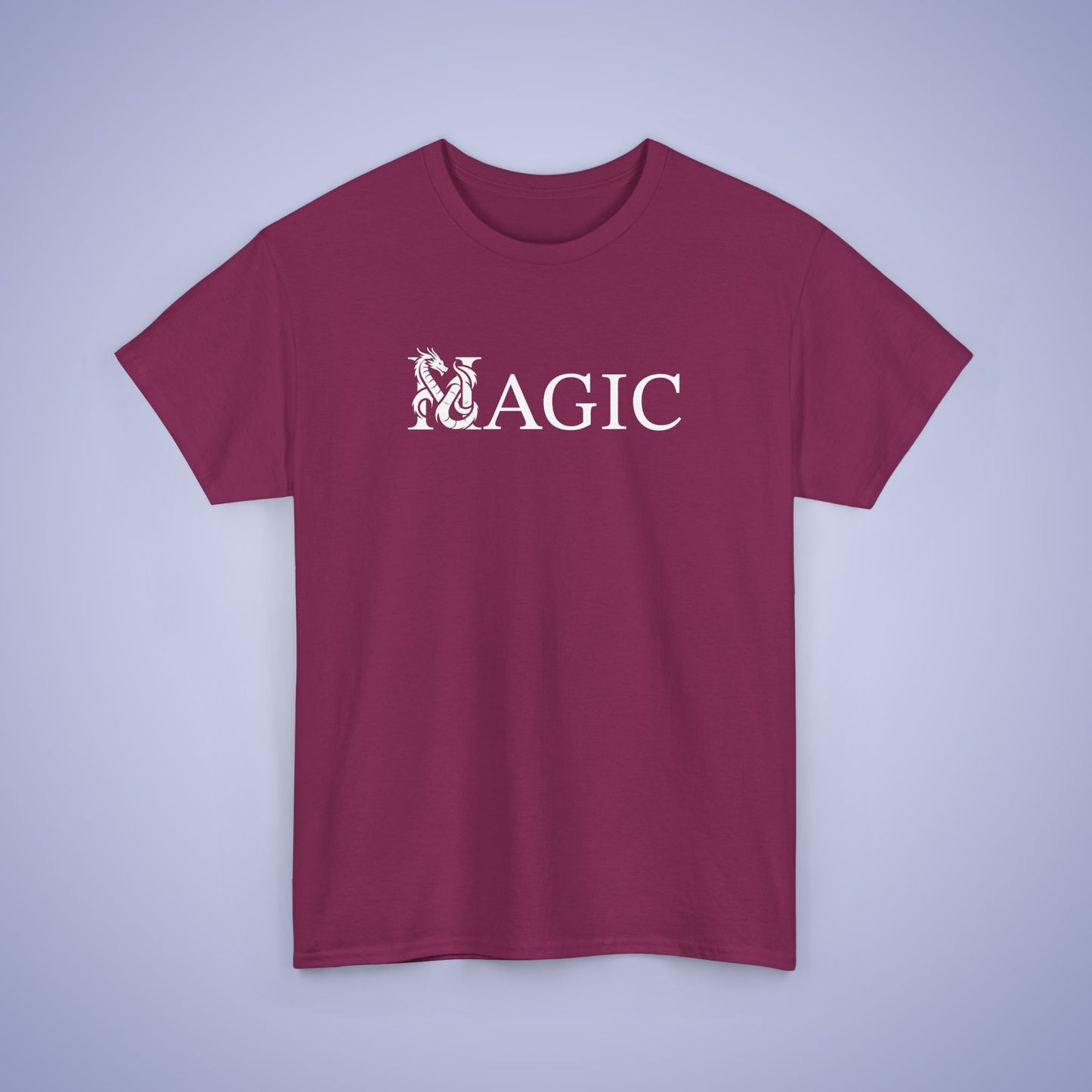 Magic Word Art Text Dragon Lover Unisex T Shirt