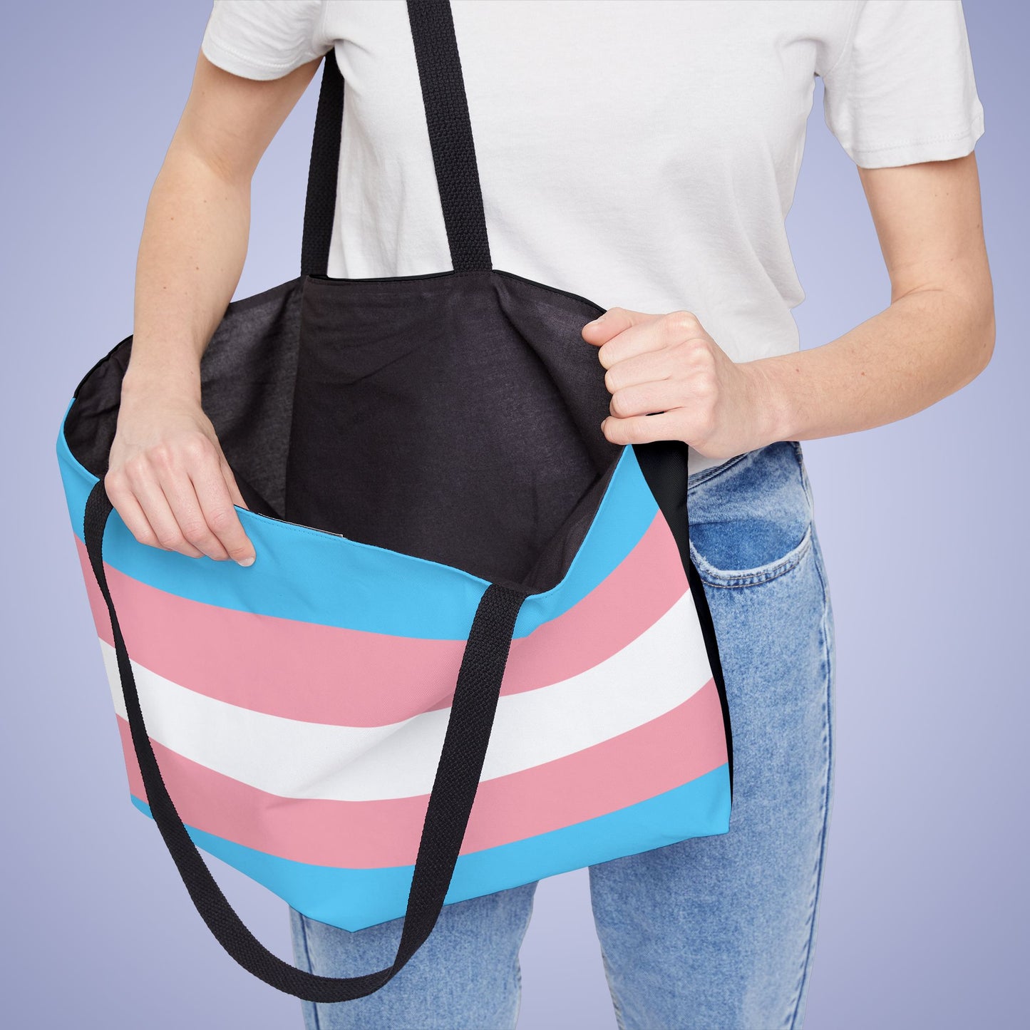 Transexual Pride Month Weekender Large Beach Bag Tote