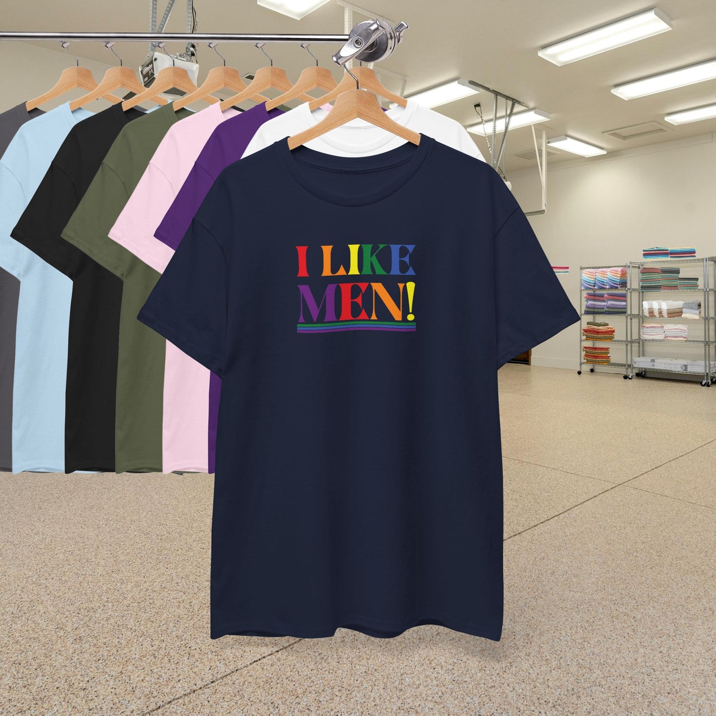 I Like Men LGBTQ Funny Legends of Blood Unisex Dark T Shirt