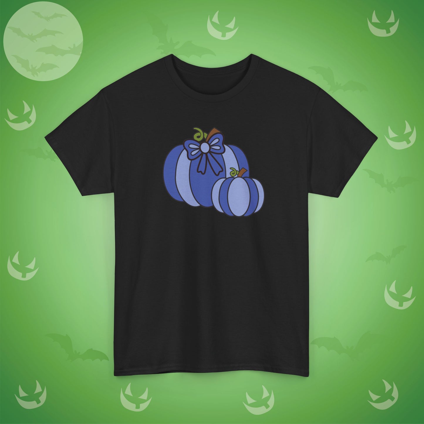 Thanksgiving Fall Inspired Halloween Blue Pumpkin Unisex T Shirt
