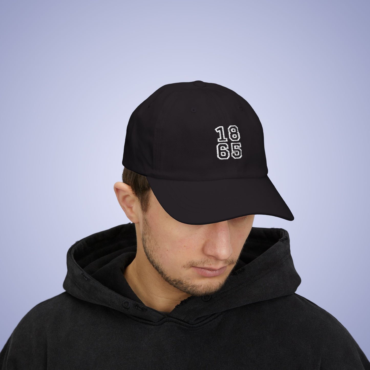 Juneteenth 1865 Embroidered Classic Dad Cap Unisex White Embroidery