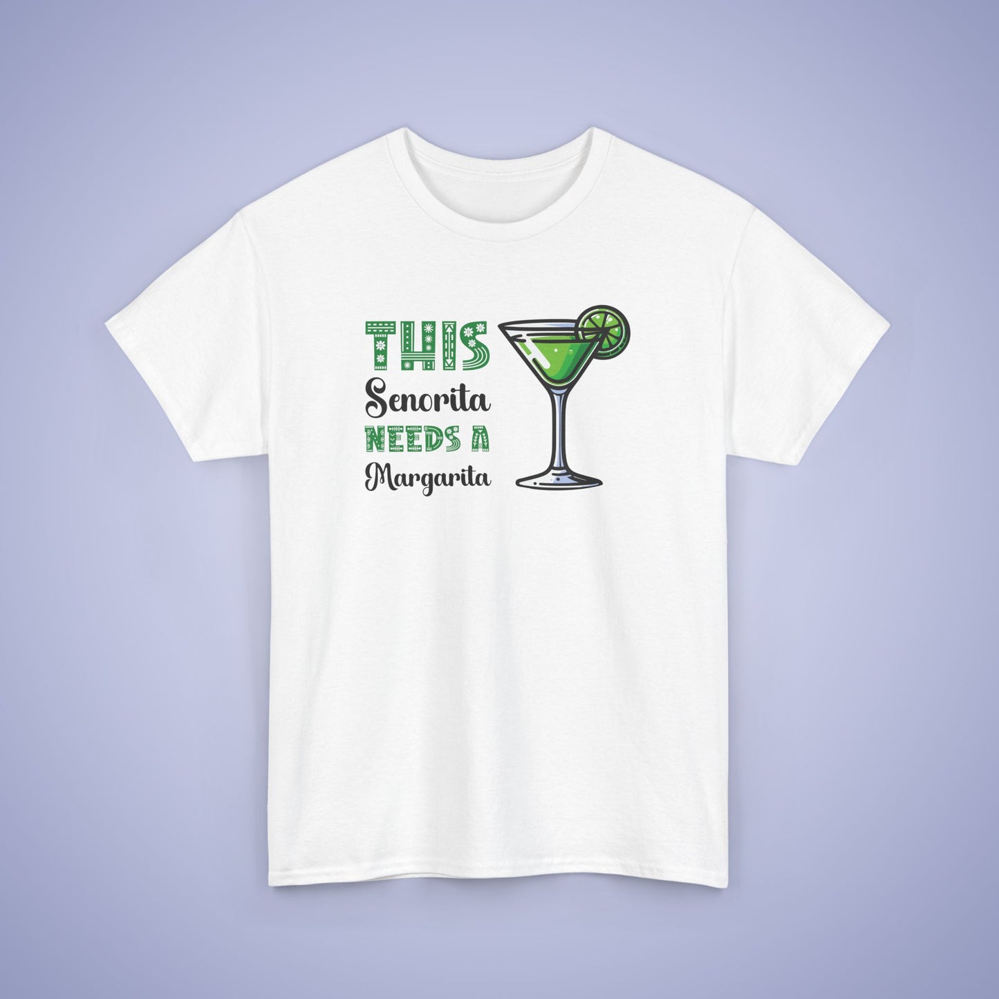 This Senorita Needs a Margarita Cinco De Mayo Drinking Fun Unisex Oversized T Shirt