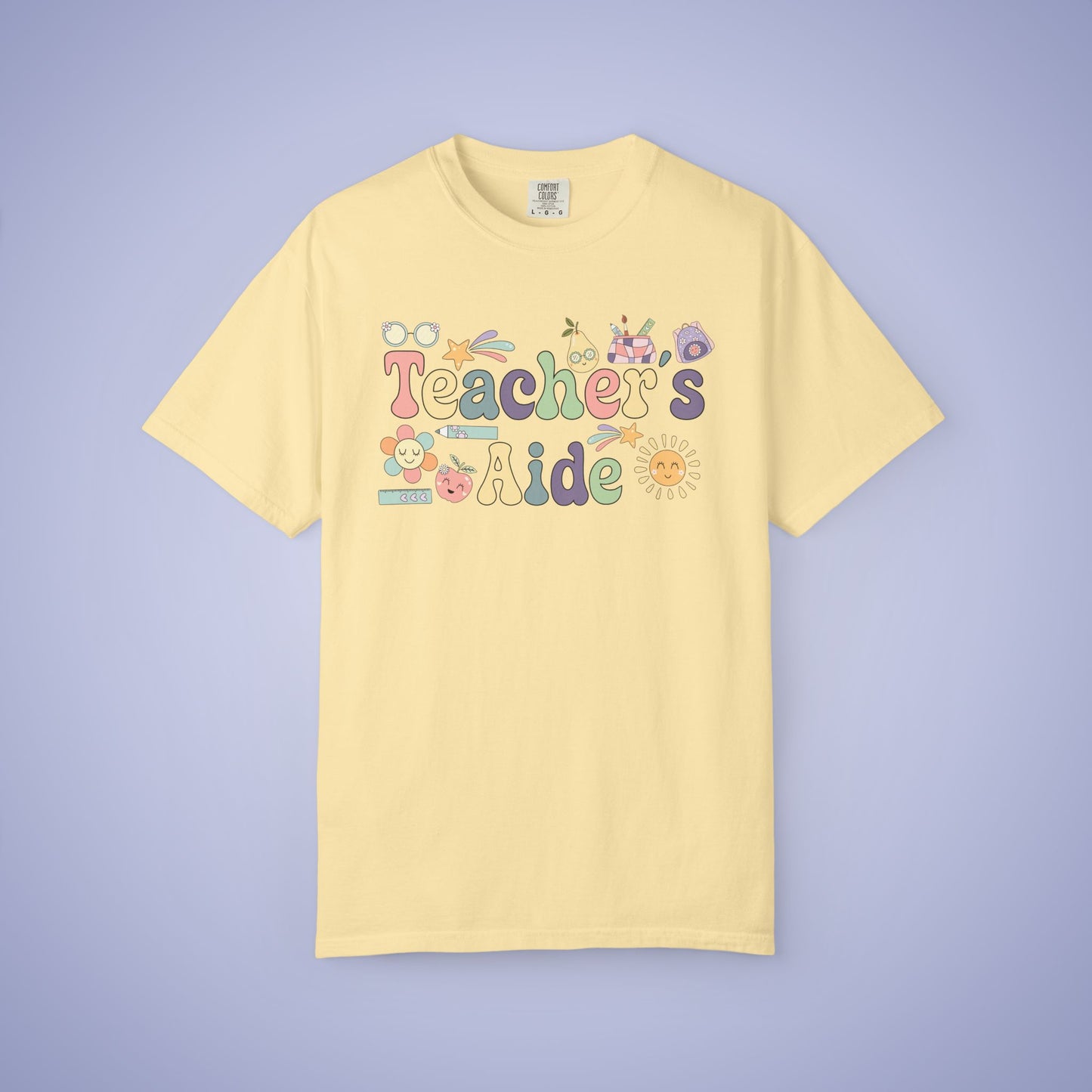 Teachers Aid Teacher T Shirt Retro Comfort Colors Unisex Back to School