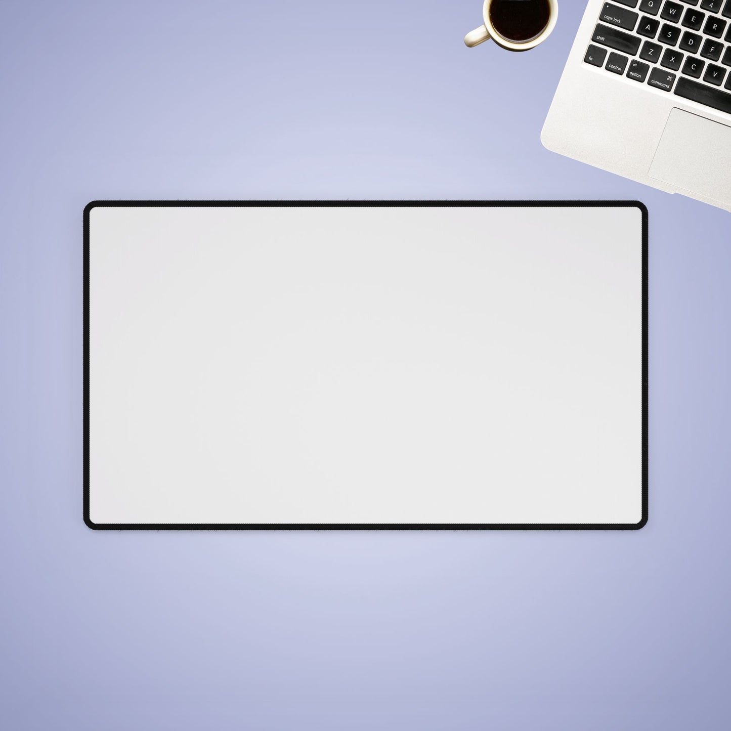 White Desk Mat Minimalist Office Teacher Decor Gift Medium & Large
