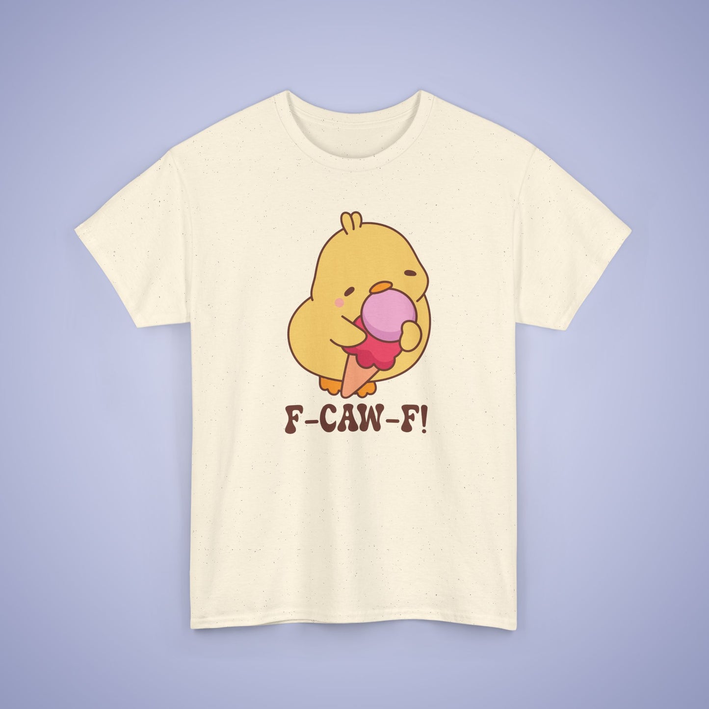 Pink Ice Cream Lover F CAW F Cute Funny Chick Unisex Chicken T Shirt