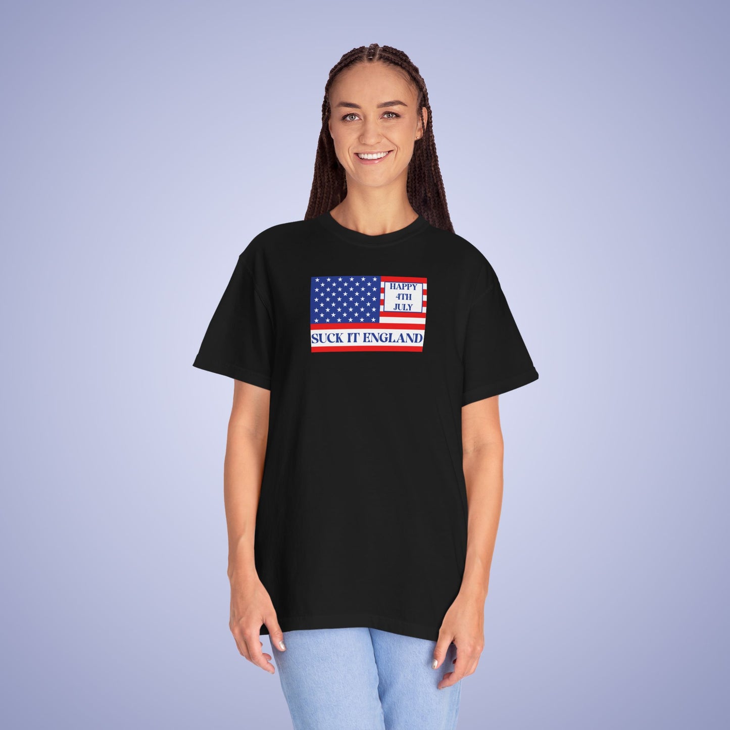 Happy 4th of July Suck it England July 4th Comfort Colors Funny T Shirt Unisex