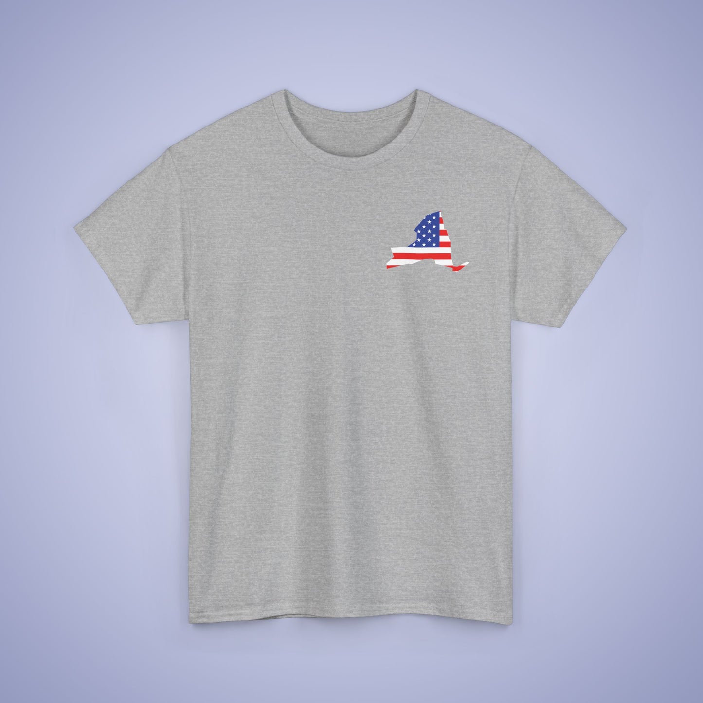 New York Map Pocket Art Proud American Unisex T Shirt