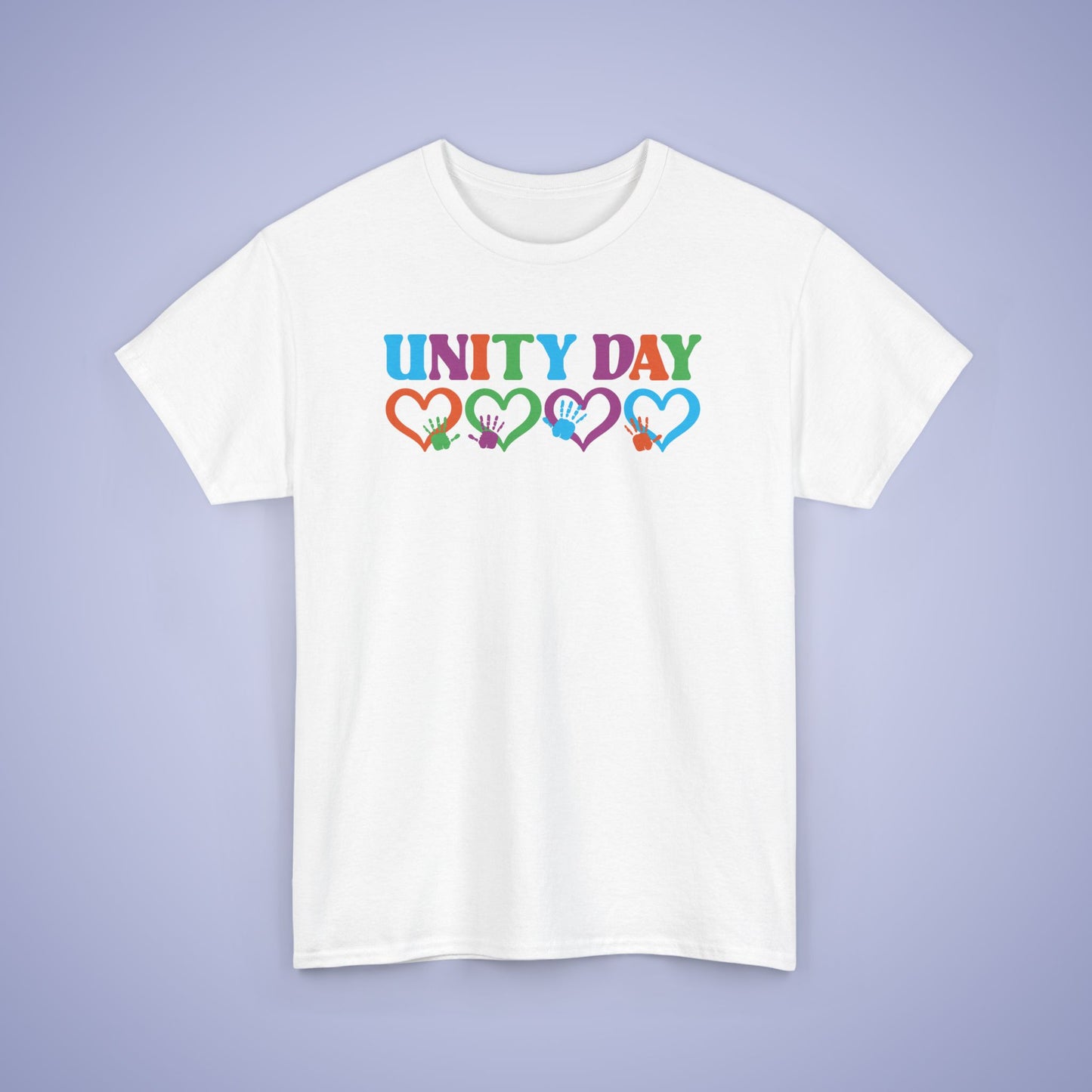 Hearts and Hands Unity Day Teachers T Shirt Unisex