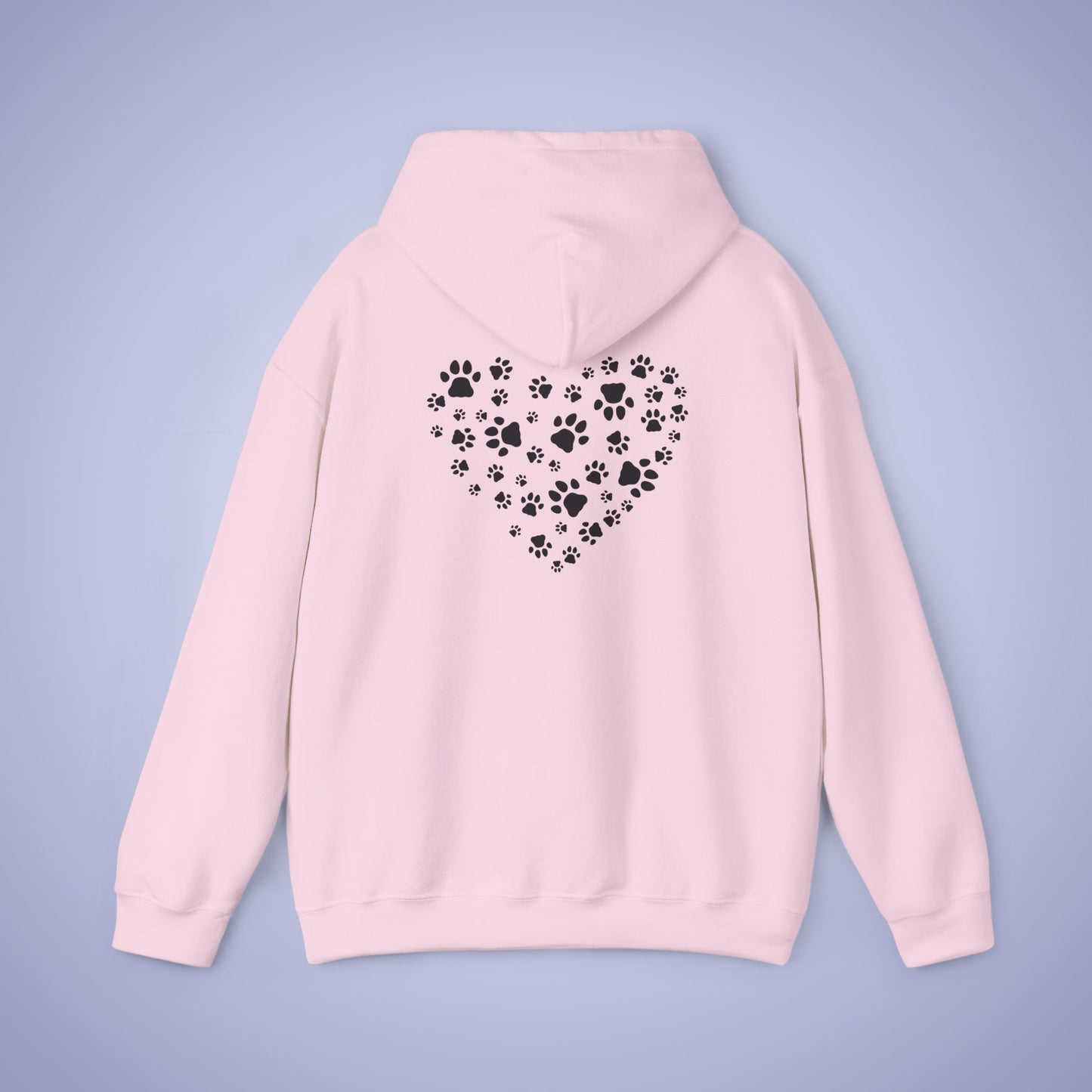 Dog Vet Hooded Sweatshirt Veterinarian Gift Double Sided Paw Prints