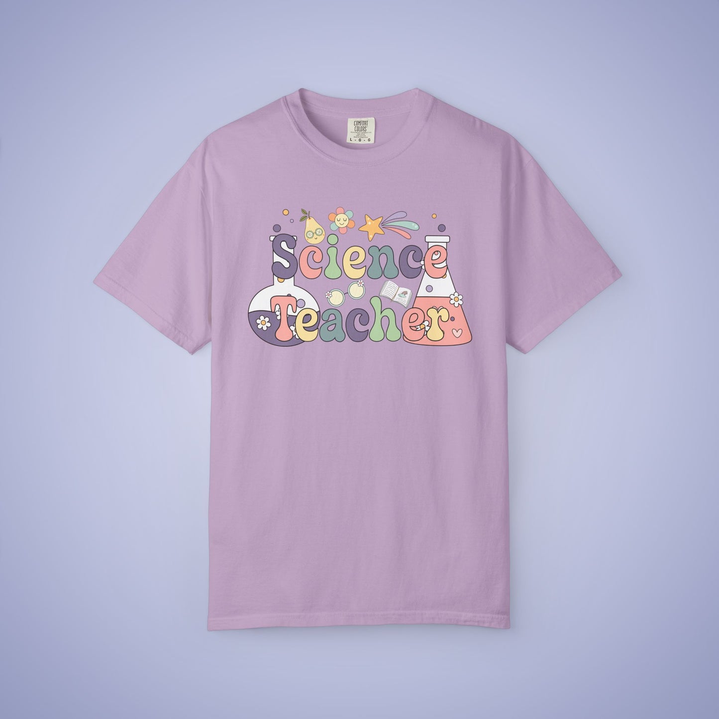 Science Teacher T Shirt Retro Comfort Colors Unisex Back to School