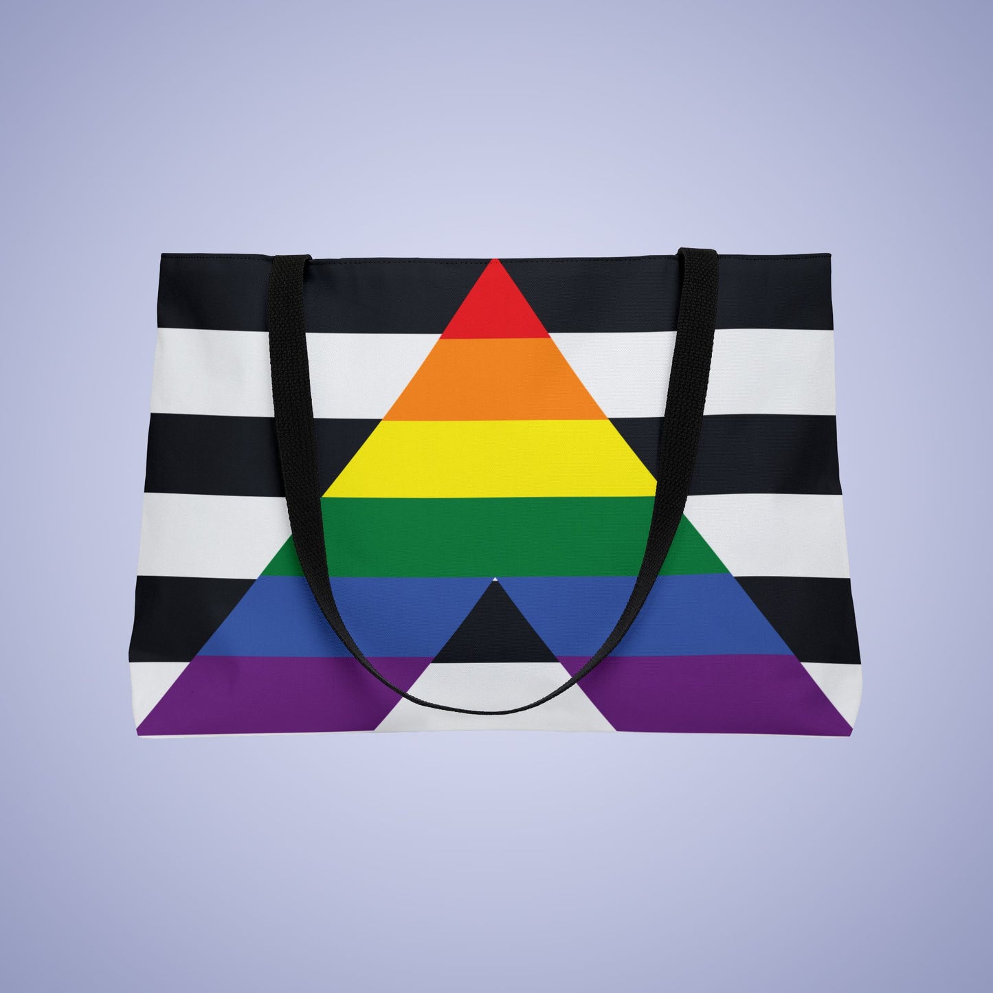 Straight Ally Pride Month Weekender Large Beach Bag Tote