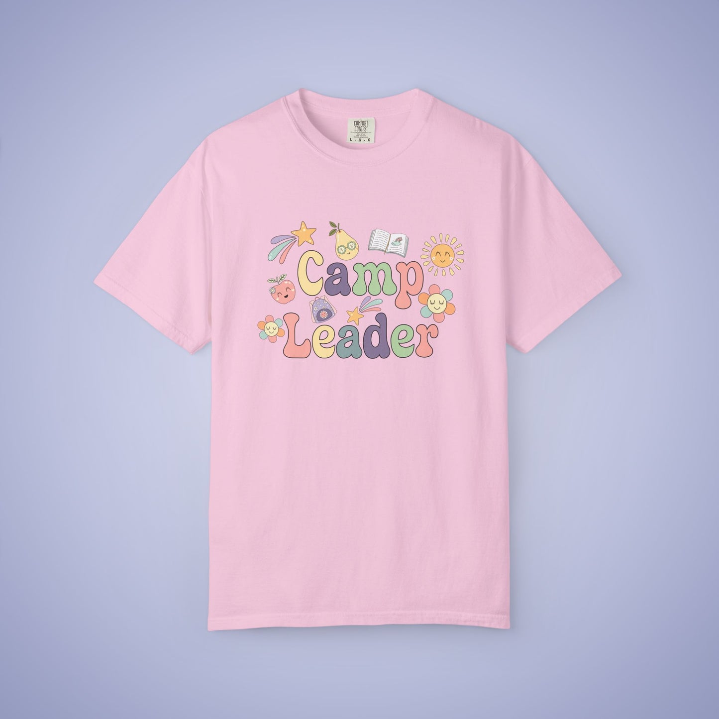Camp Leader Teacher T Shirt Retro Comfort Colors Unisex Back to School