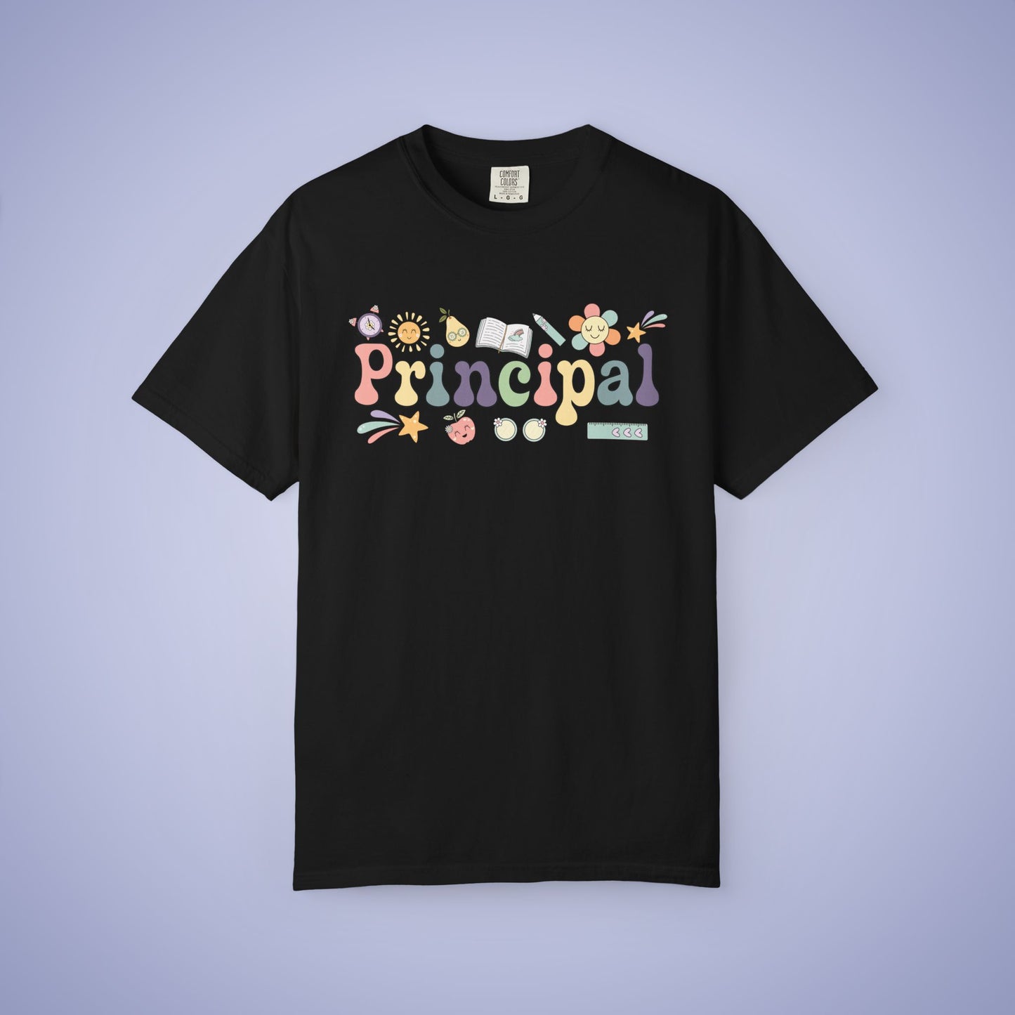 Principal Teacher T Shirt Retro Comfort Colors Unisex Back to School