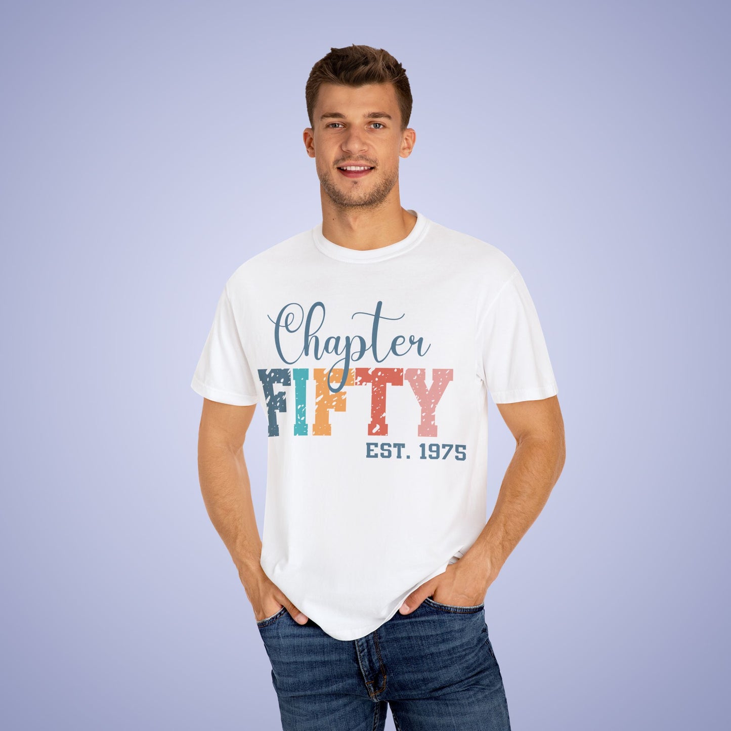 Chapter Fifty Unisex Comfort T Shirt 50th Birthday