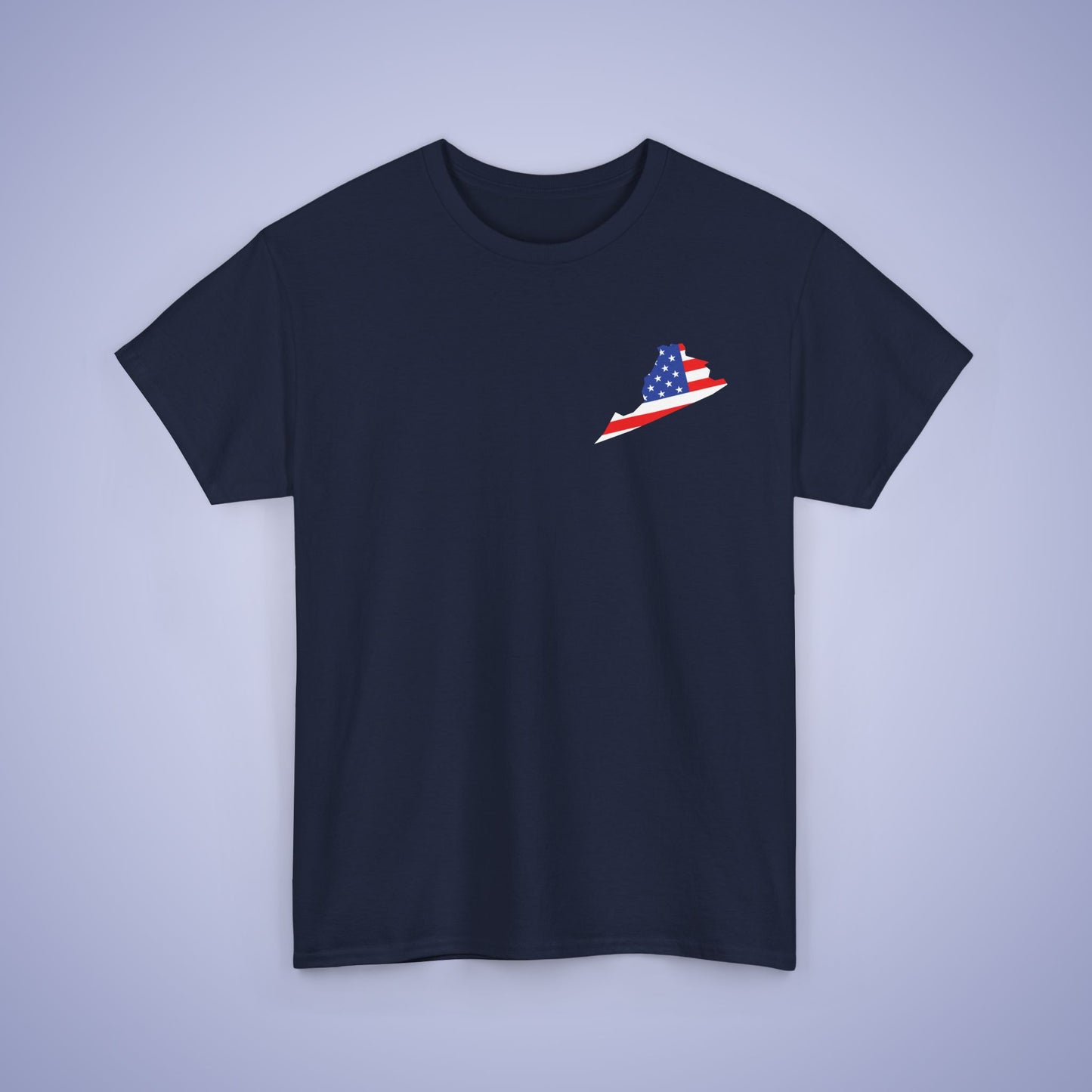 Virginia Map Pocket Art Proud American Unisex T Shirt