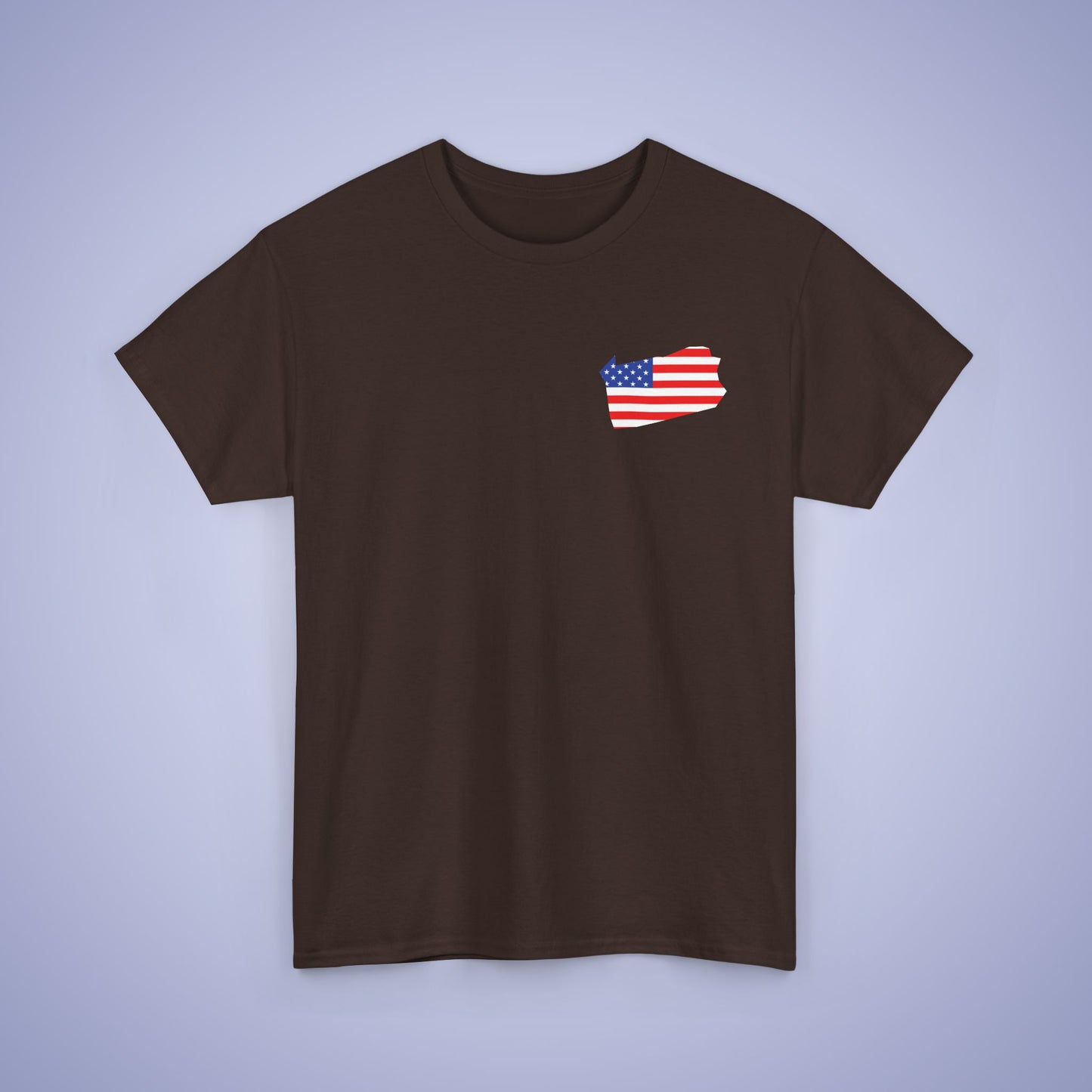 Pennsylvania Map Pocket Art Proud American Unisex T Shirt