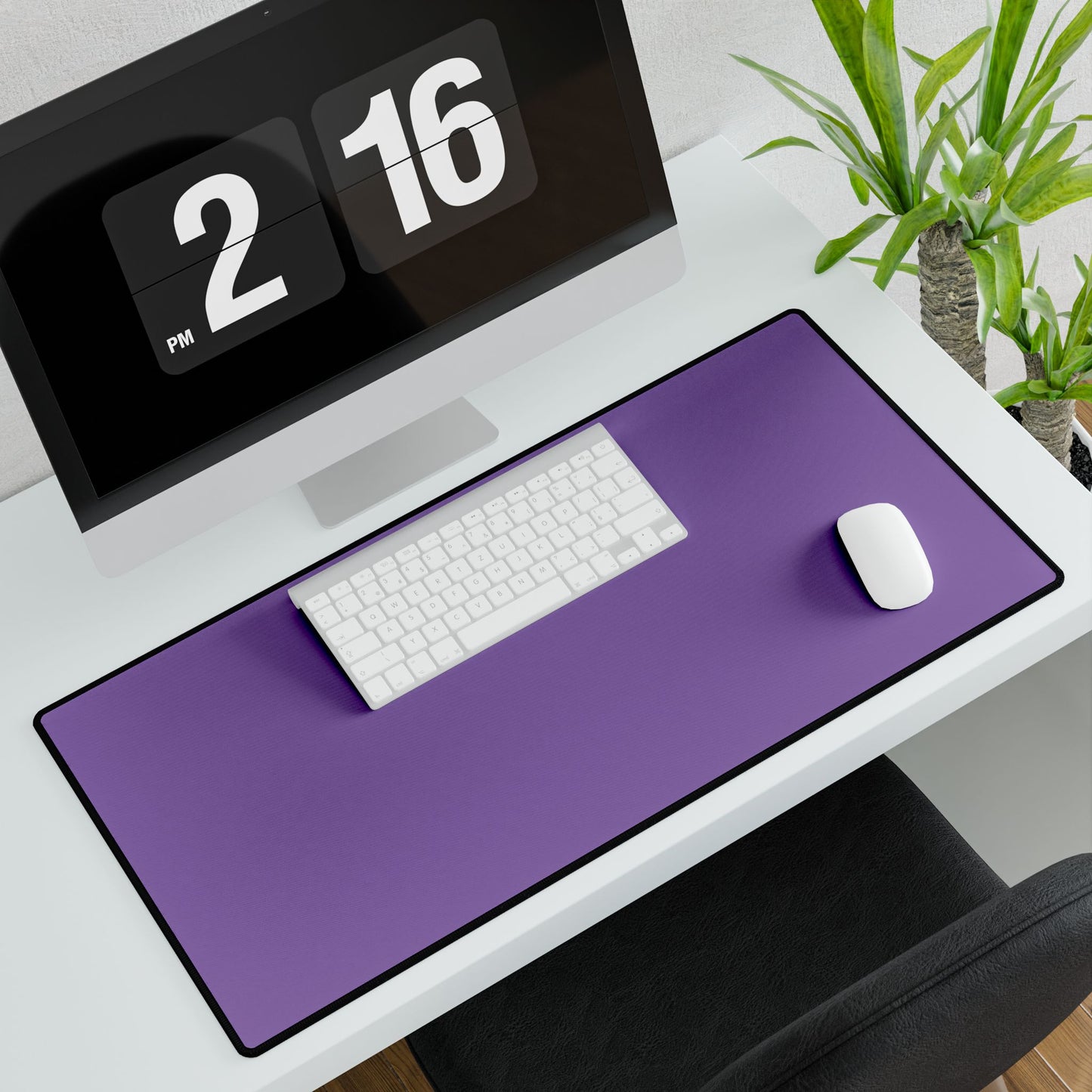 Light Purple Desk Mat Minimalist Office Teacher Decor Gift Medium & Large