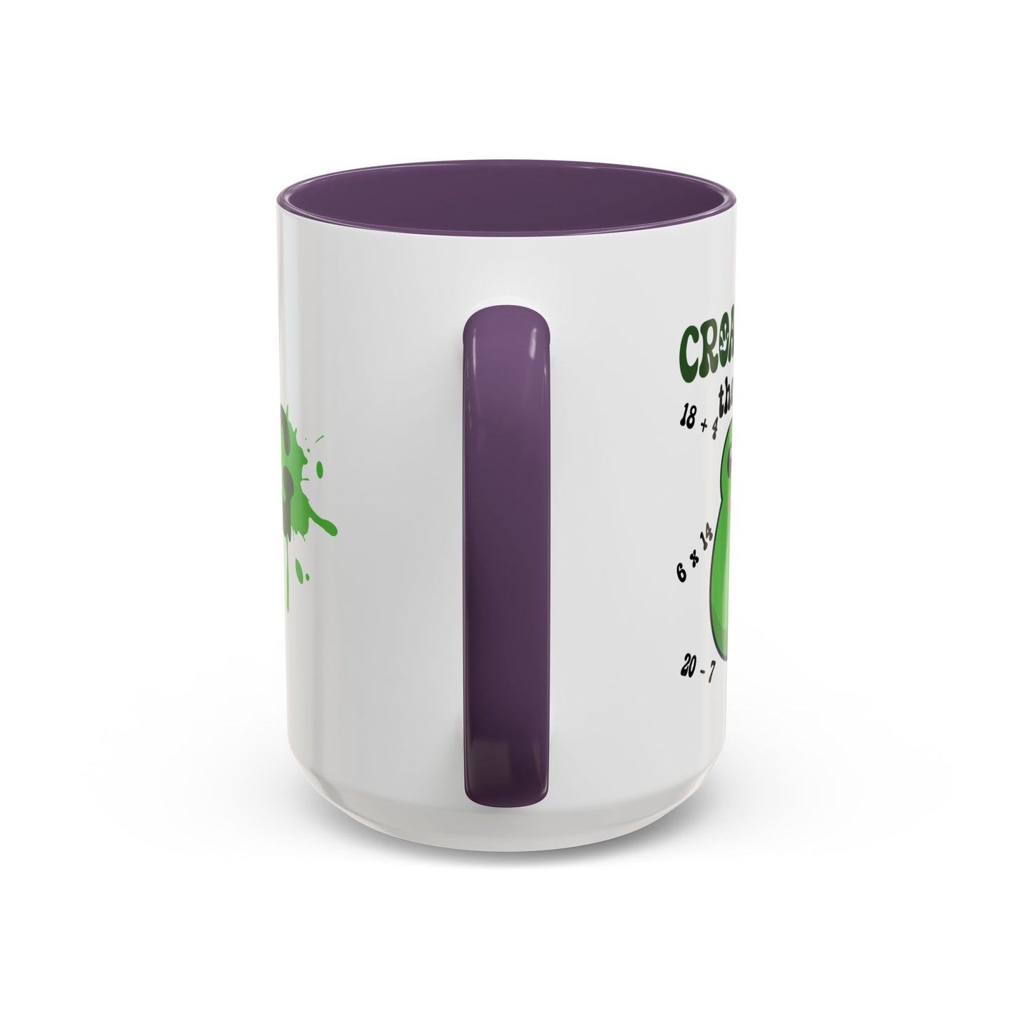 Croak-ulate the Answer Math Teacher Frog Lover Gift Coffee Mug Ceramic