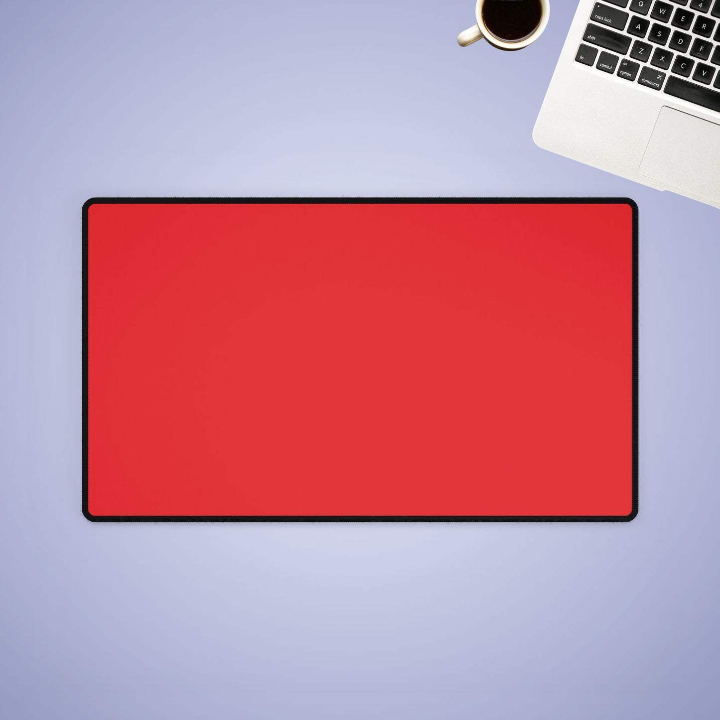 Red Desk Mat Minimalist Office Teacher Decor Gift Medium & Large