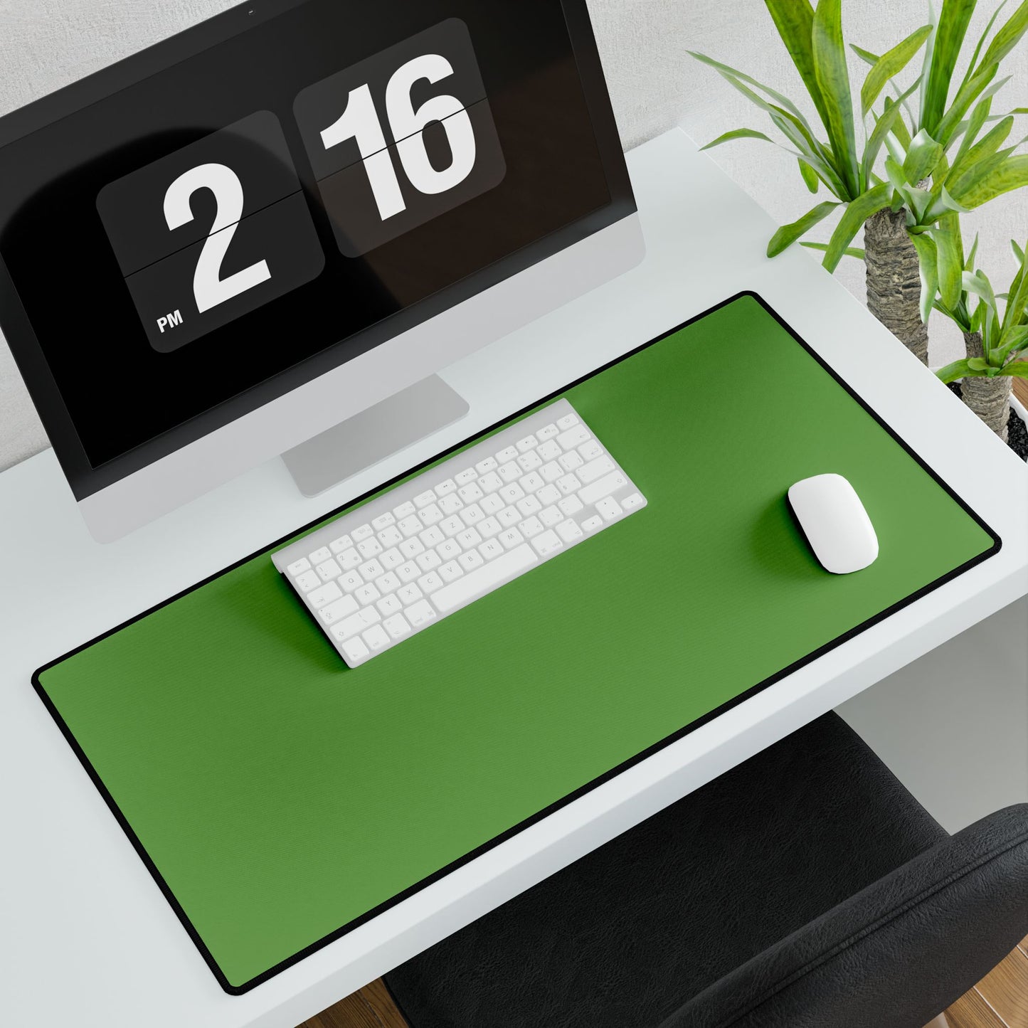 Light Green Desk Mat Minimalist Office Teacher Decor Gift Medium & Large