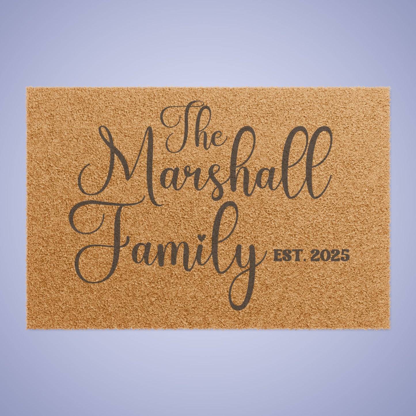Family Name Personalized Door Mat