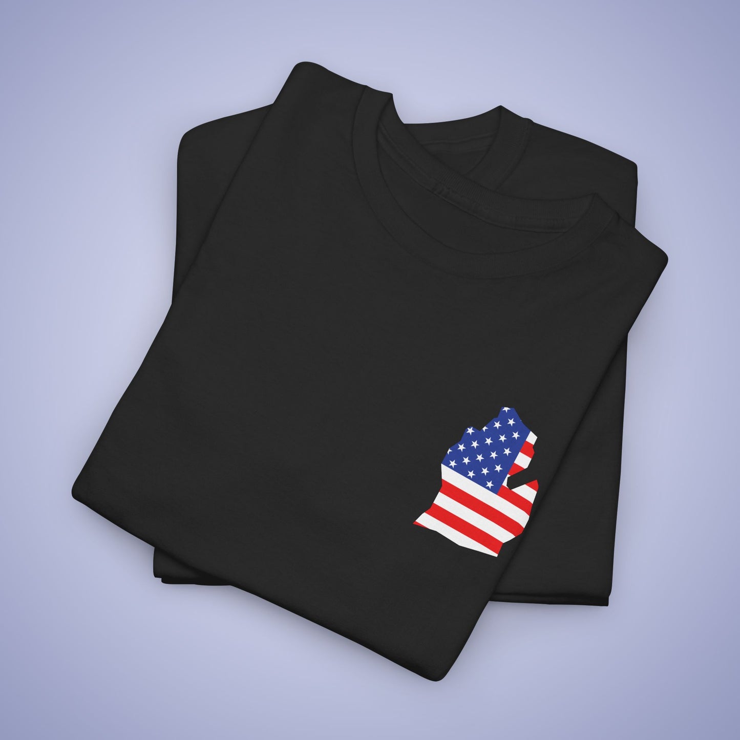 Michigan Map Pocket Art Proud American Unisex T Shirt